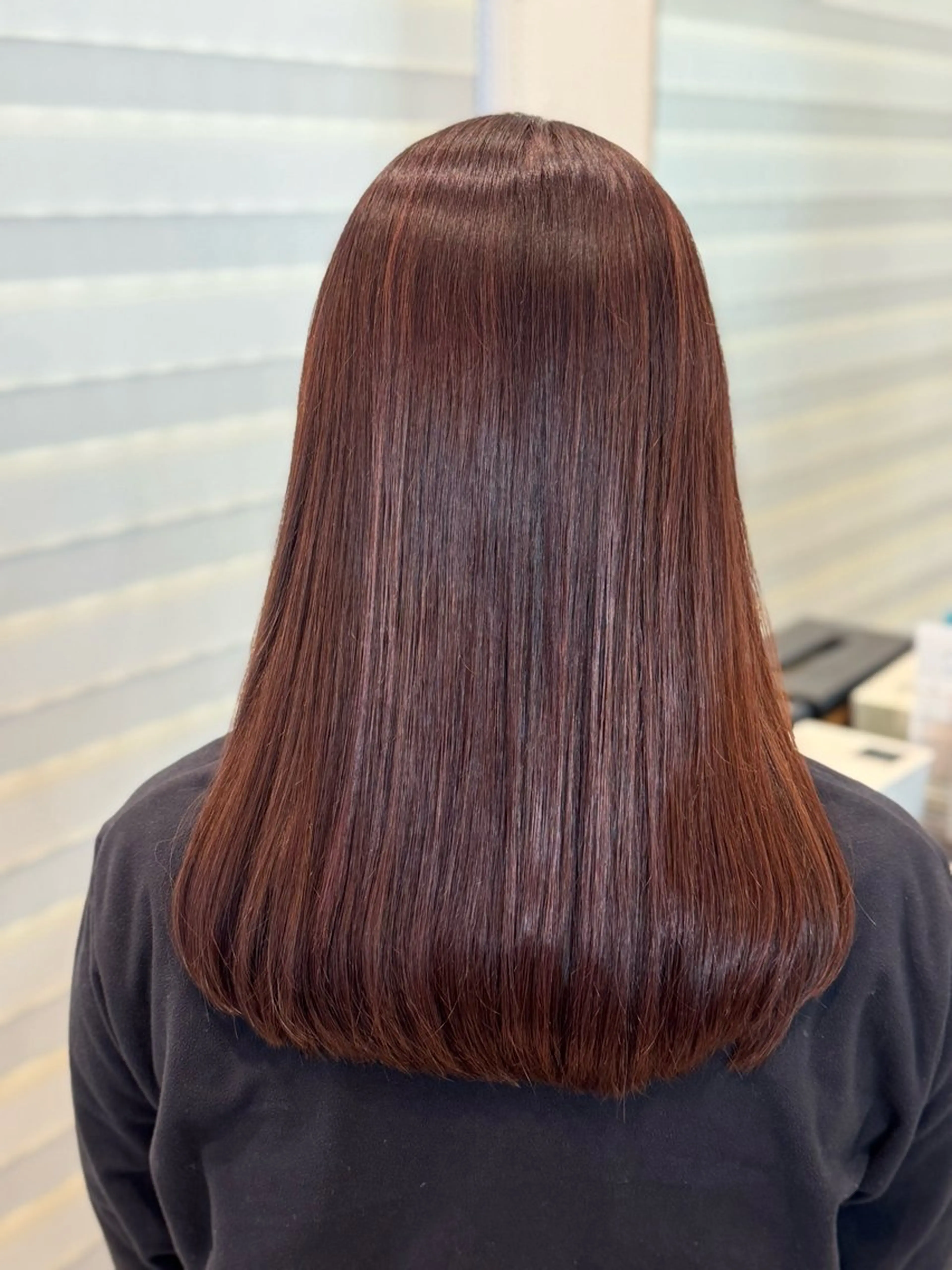 セミロング ヘアカラー トリートメント 橋野 凜のヘアスタイル