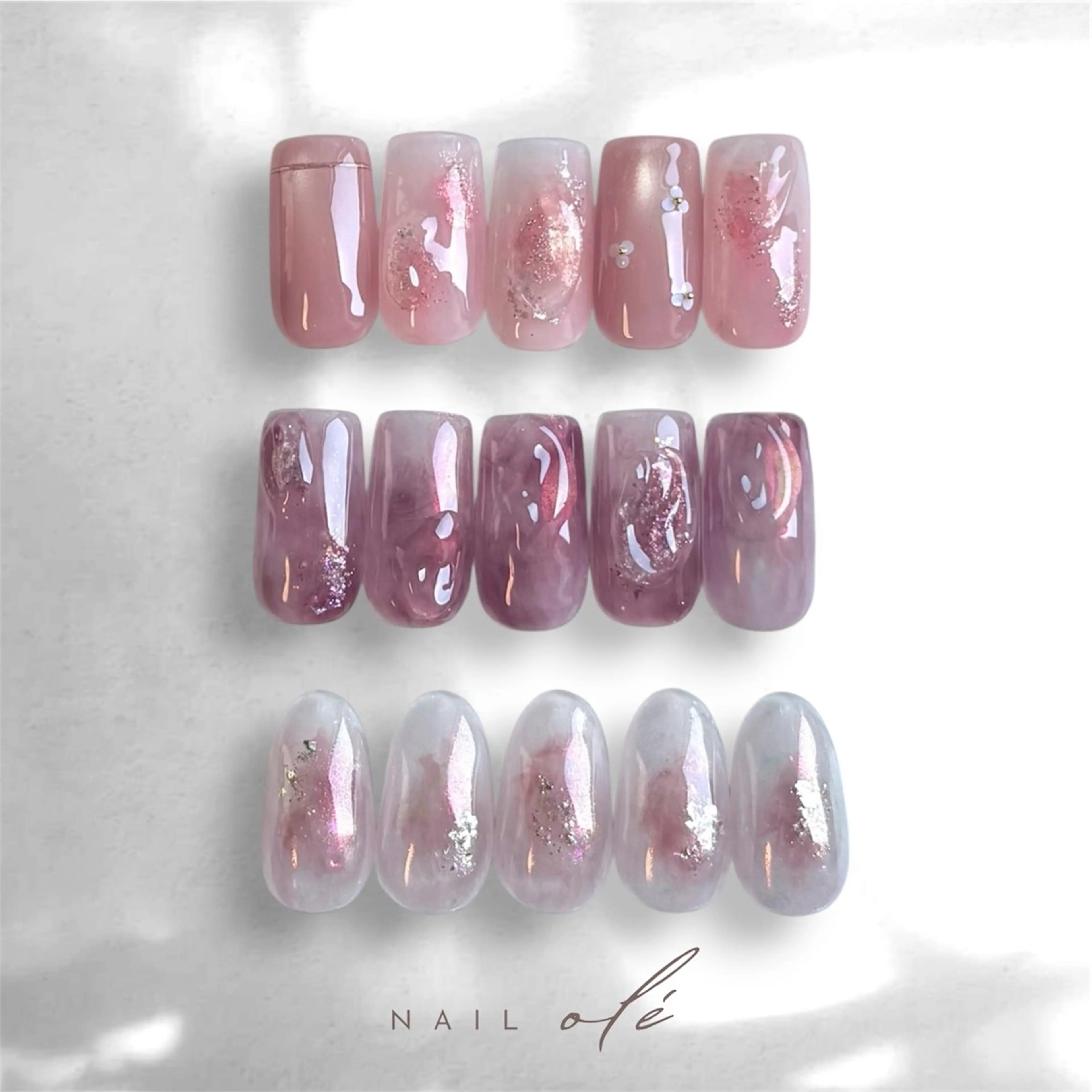 ネイル ニュアンスネイル 春ネイル ハンドネイル NAIL oleのネイルデザイン