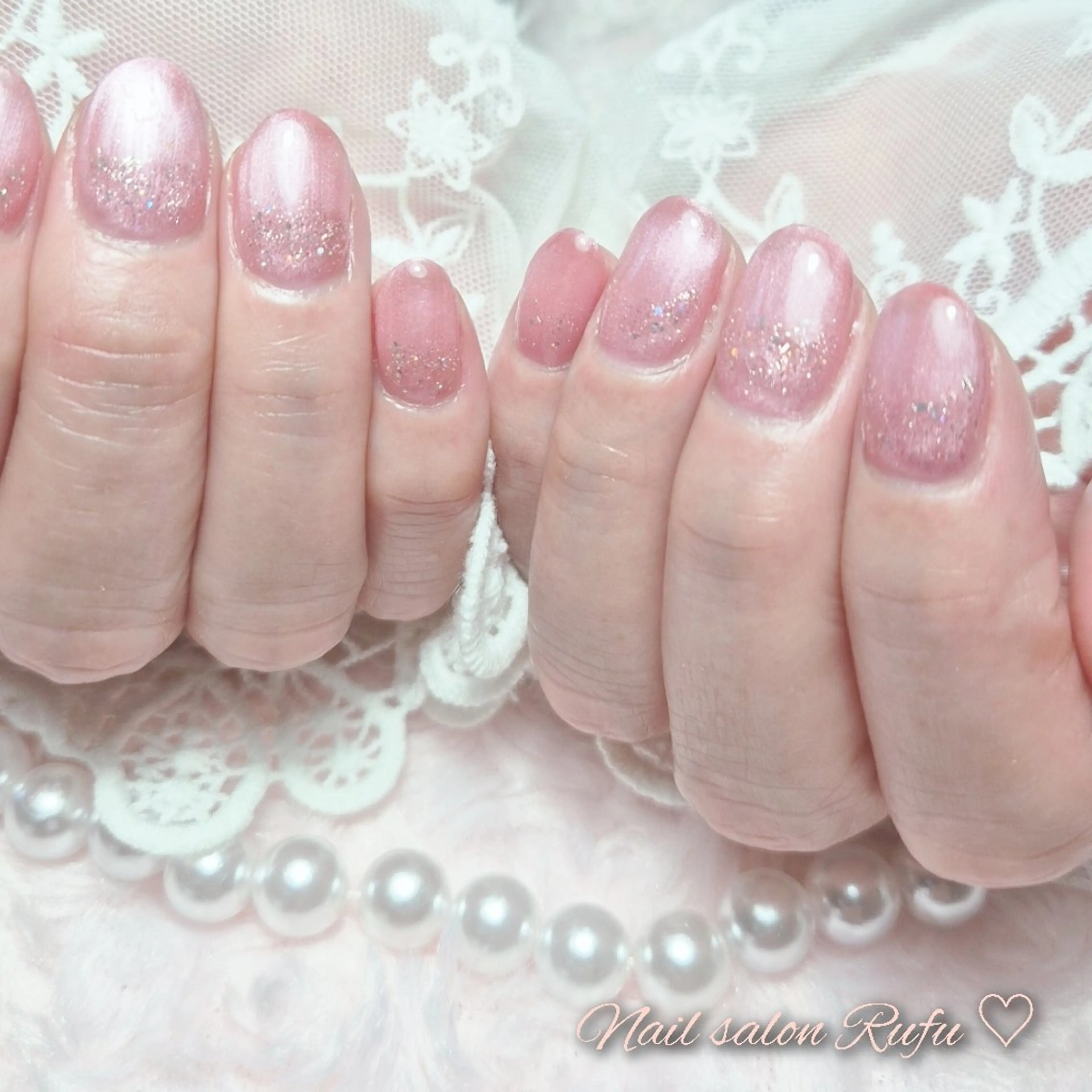 ネイル ラメ(グリッター) マグネットネイル Nail Salon  Rufu【ルフ】のネイルデザイン