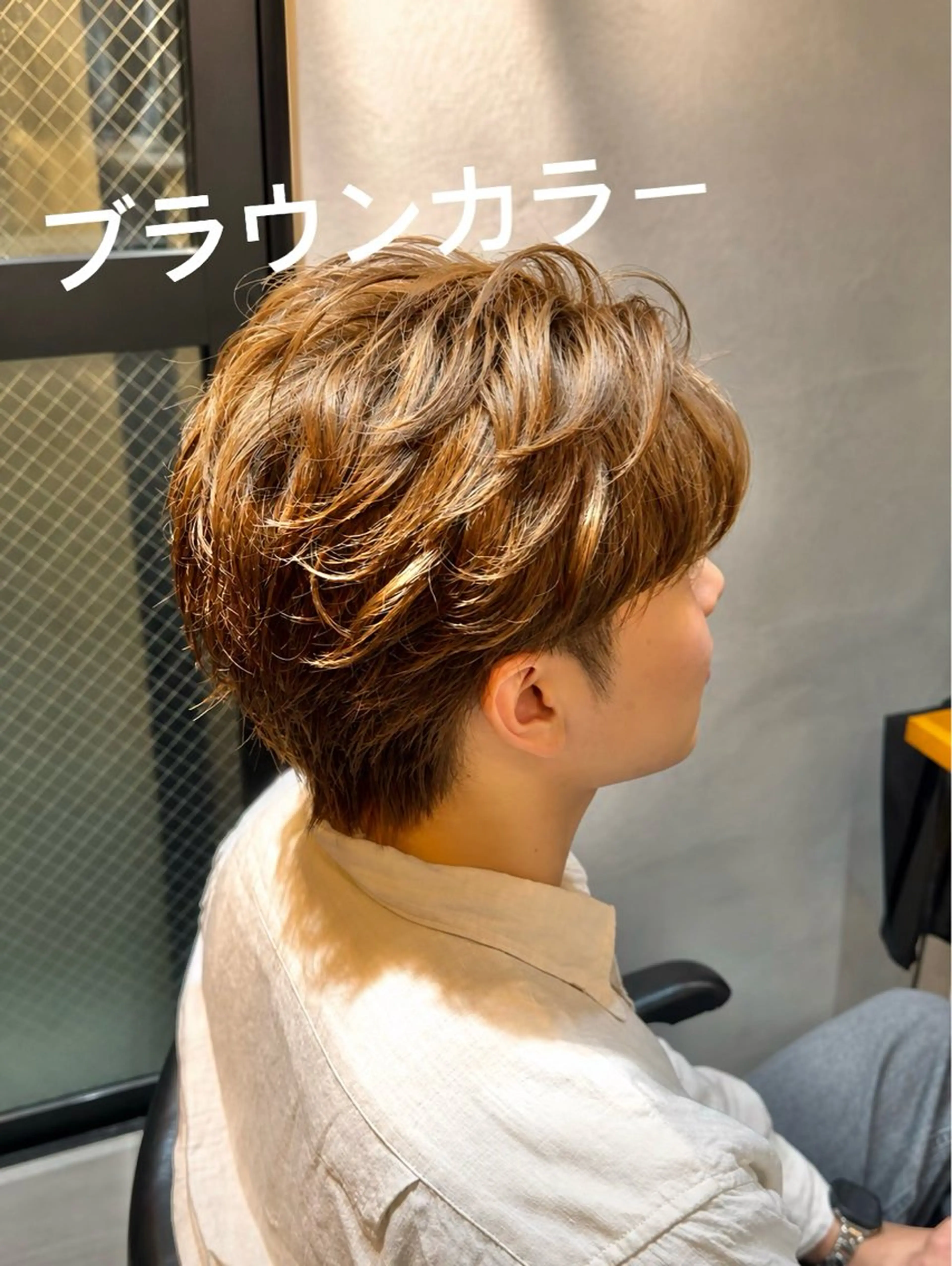 ショート 🌈メンズカラー特 化で魅せる最先端技術のヘアスタイル