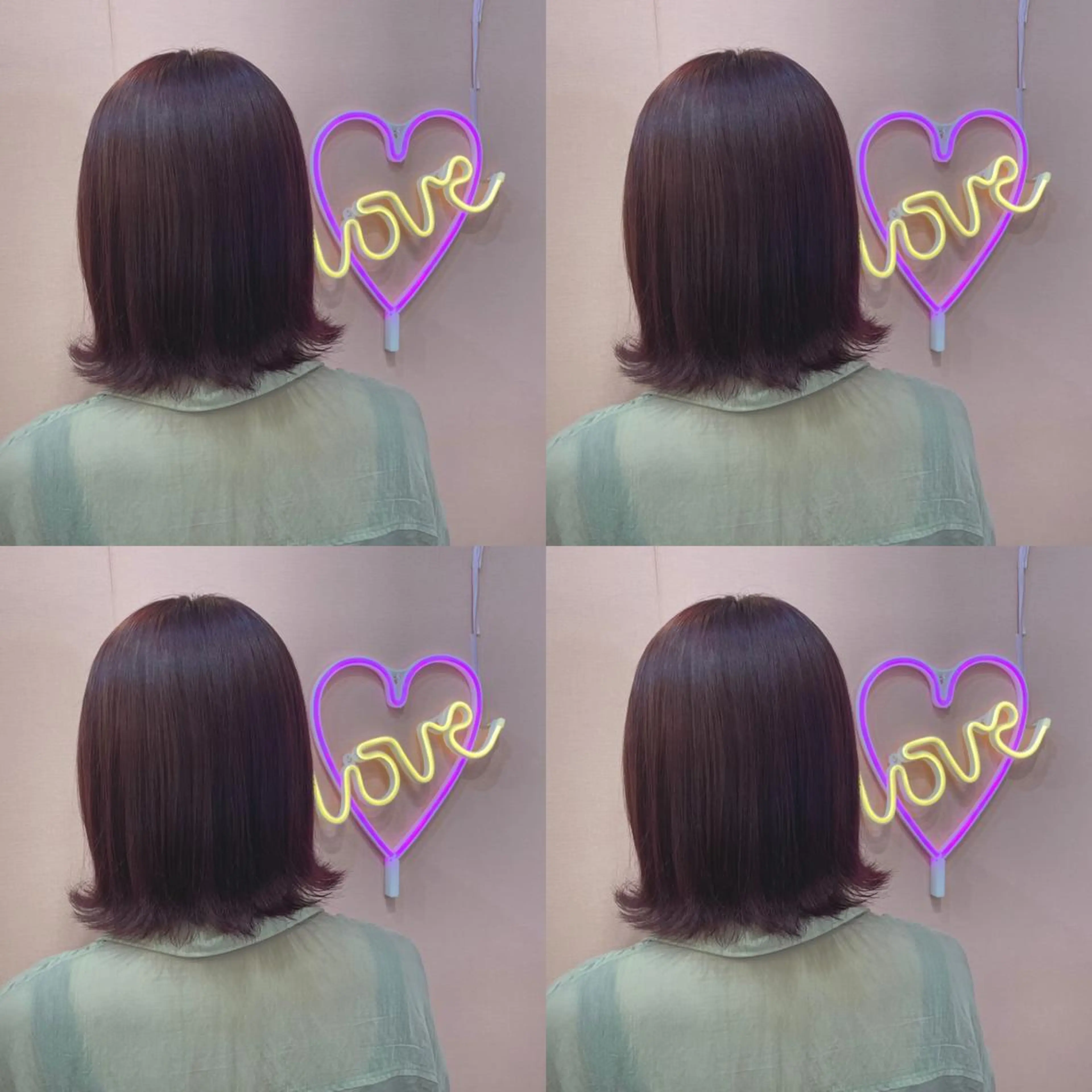 ミディアム カラー カシス 🌷MAYU 🌷のヘアスタイル