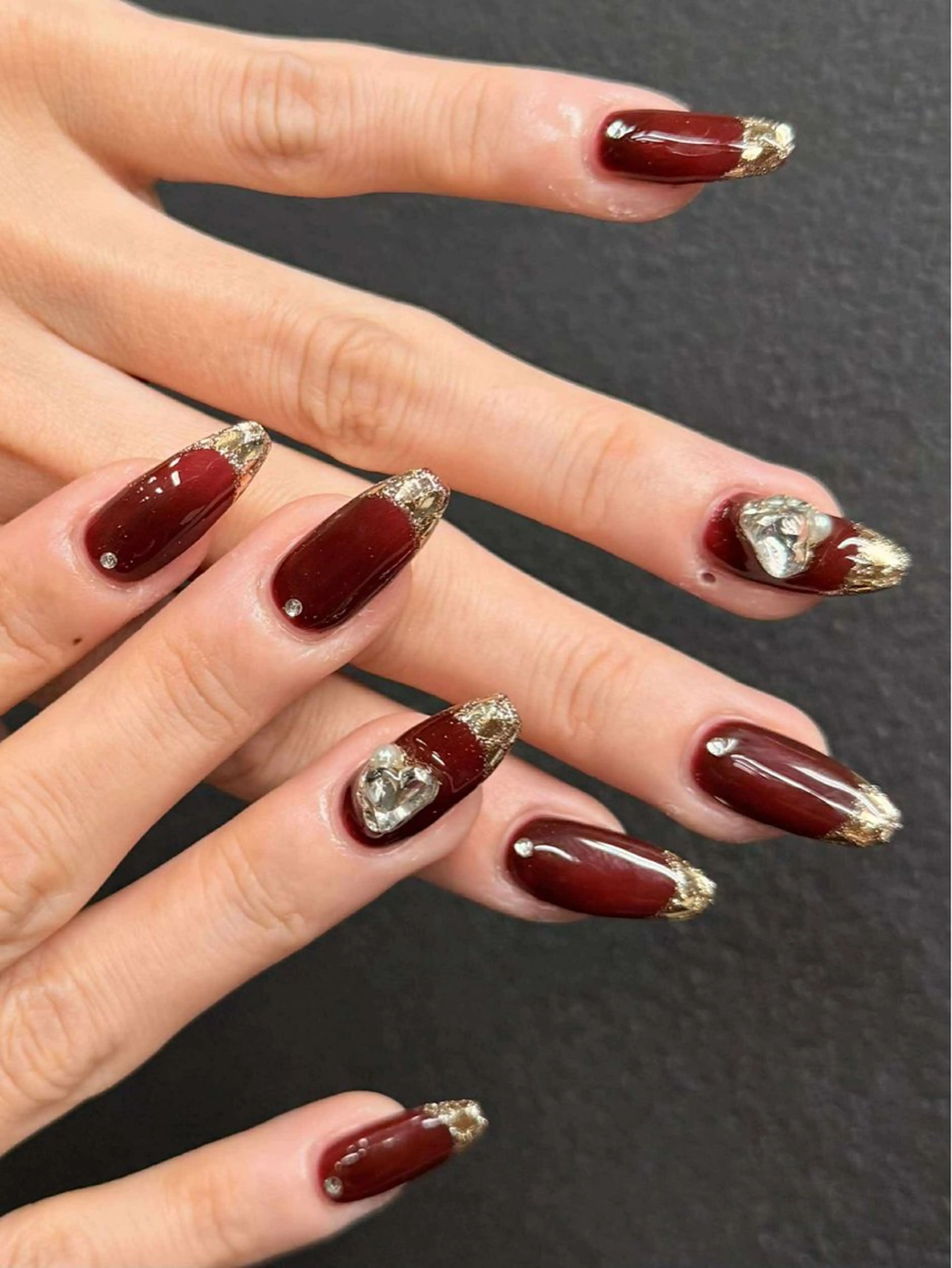 ネイル フレンチネイル ガラスフレンチ SORA ANA.CHUOのネイルデザイン