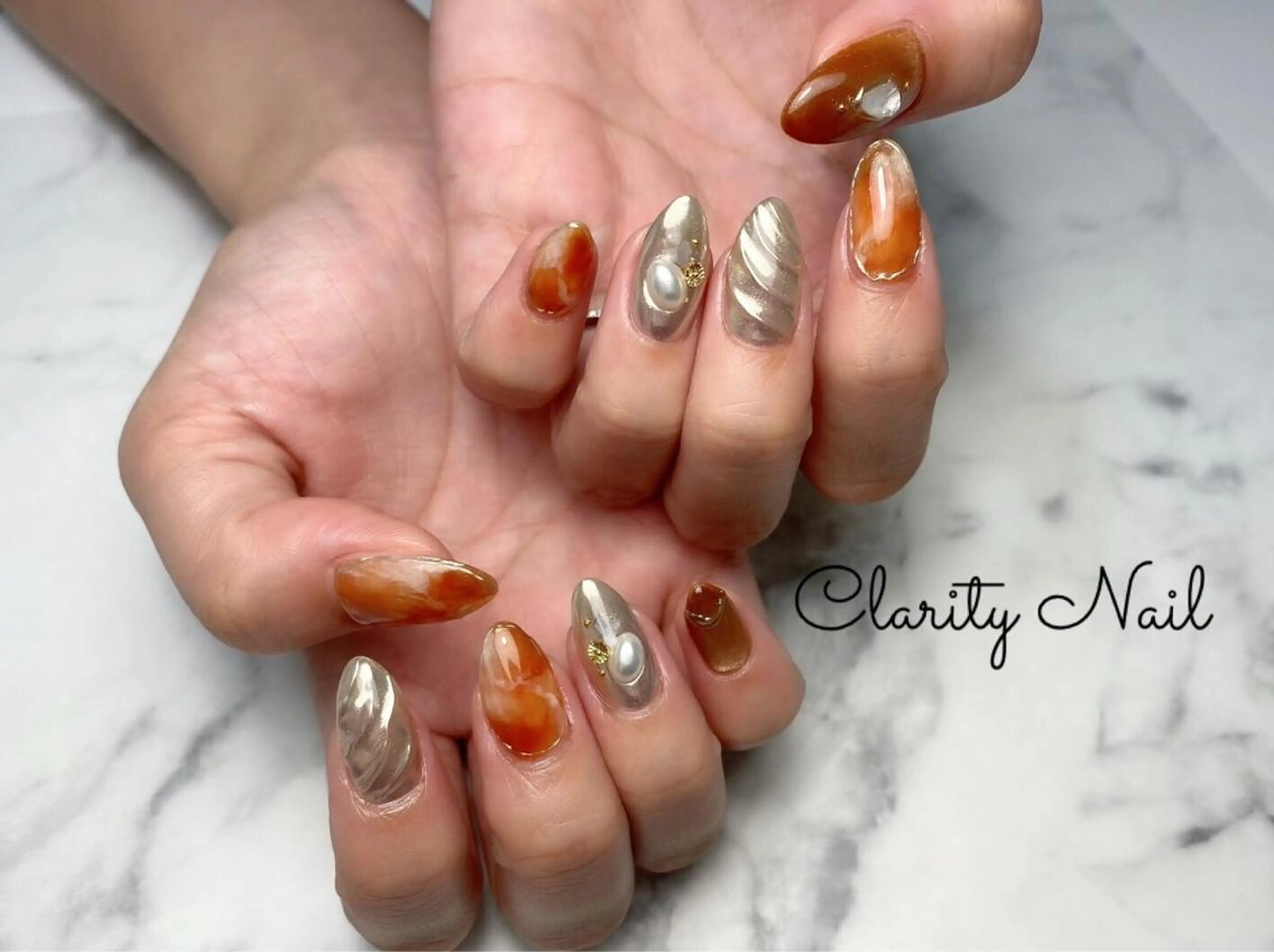 ネイル アートネイル 持ち込み ハンドネイル Clarity Nailのネイルデザイン