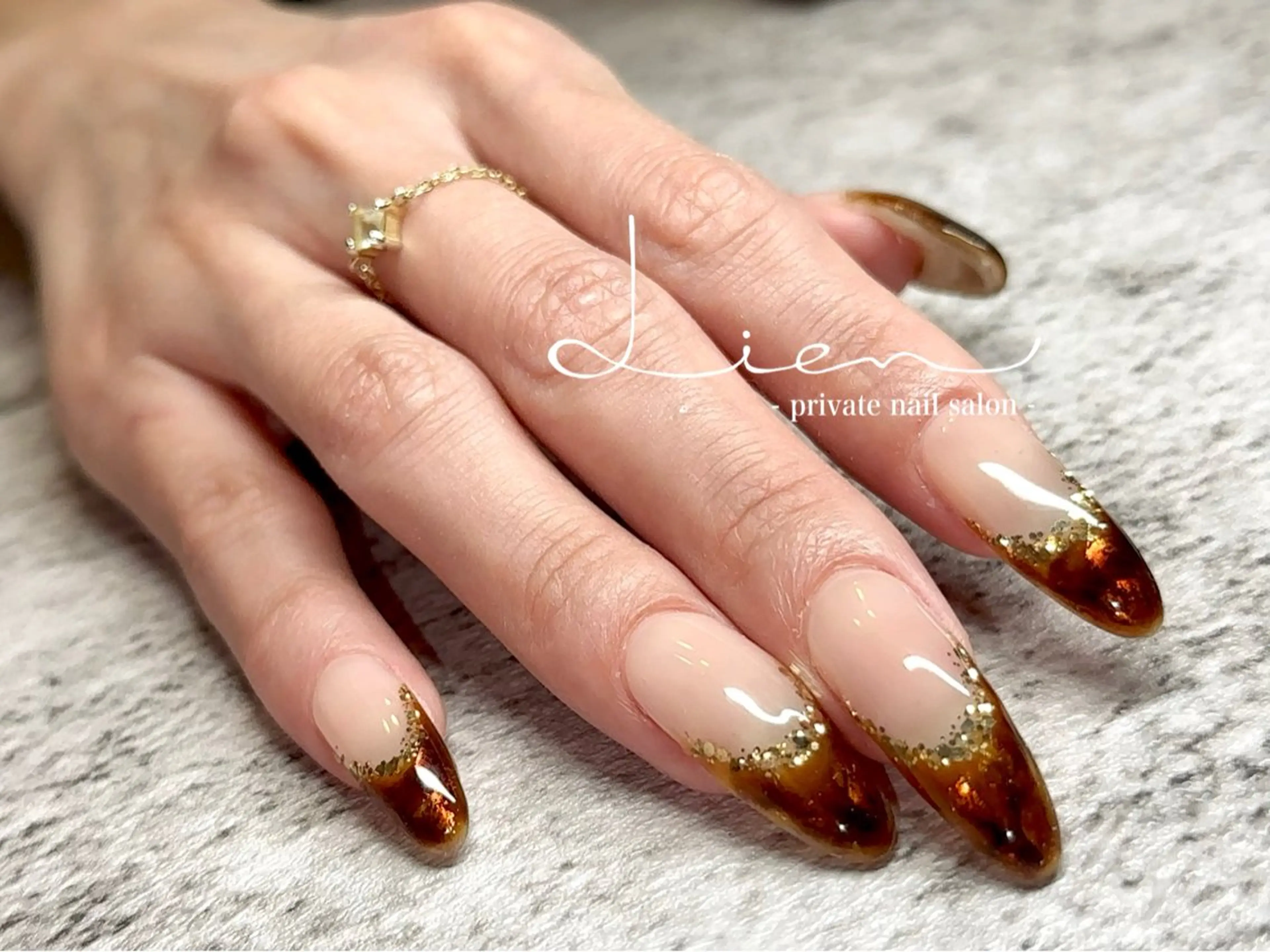 ネイル ロングネイル ハンドネイル Lien 【リアン】北堀江のネイルデザイン