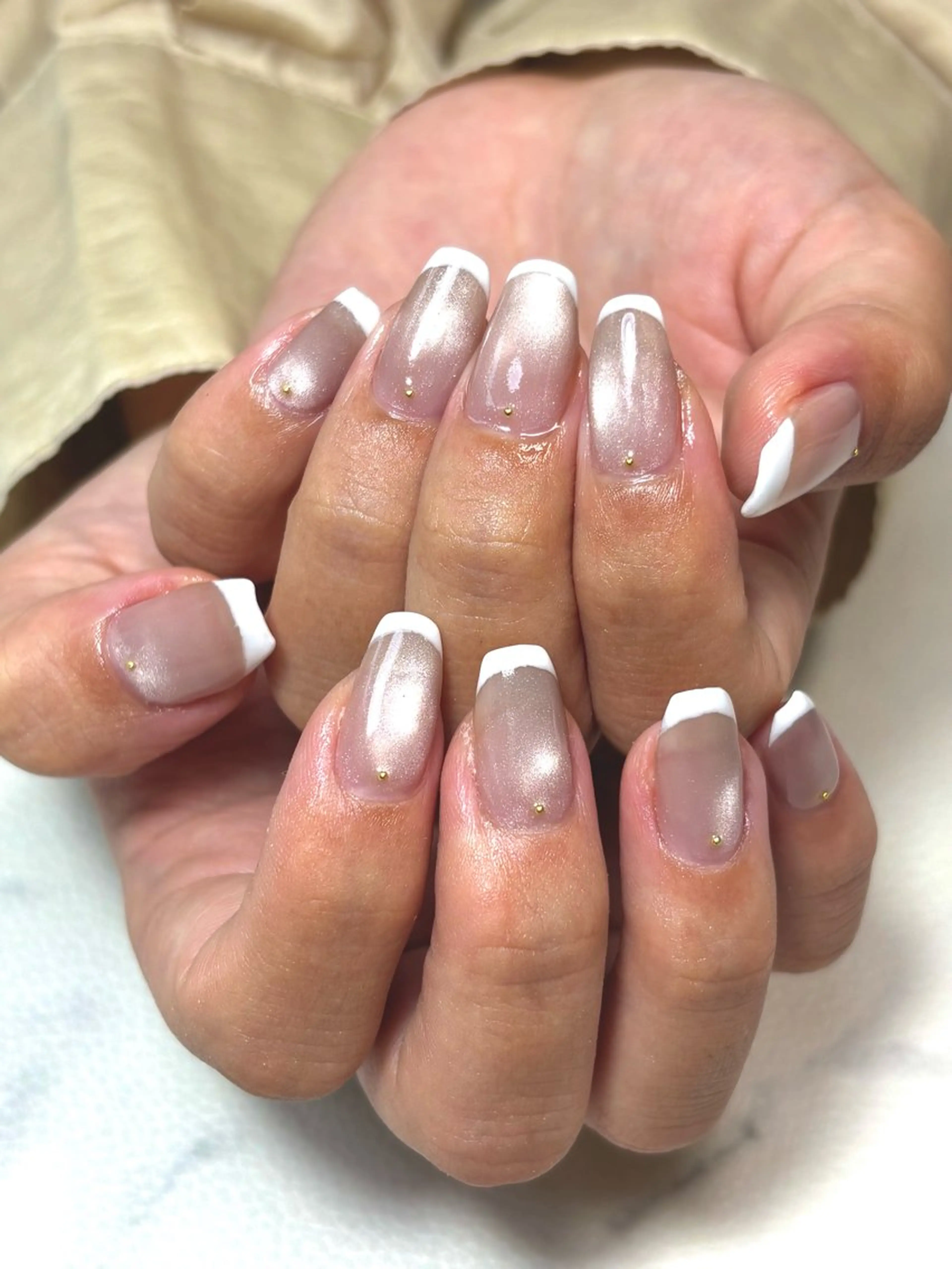 ネイル フレンチネイル 持ち込み Nails by MILKのネイルデザイン