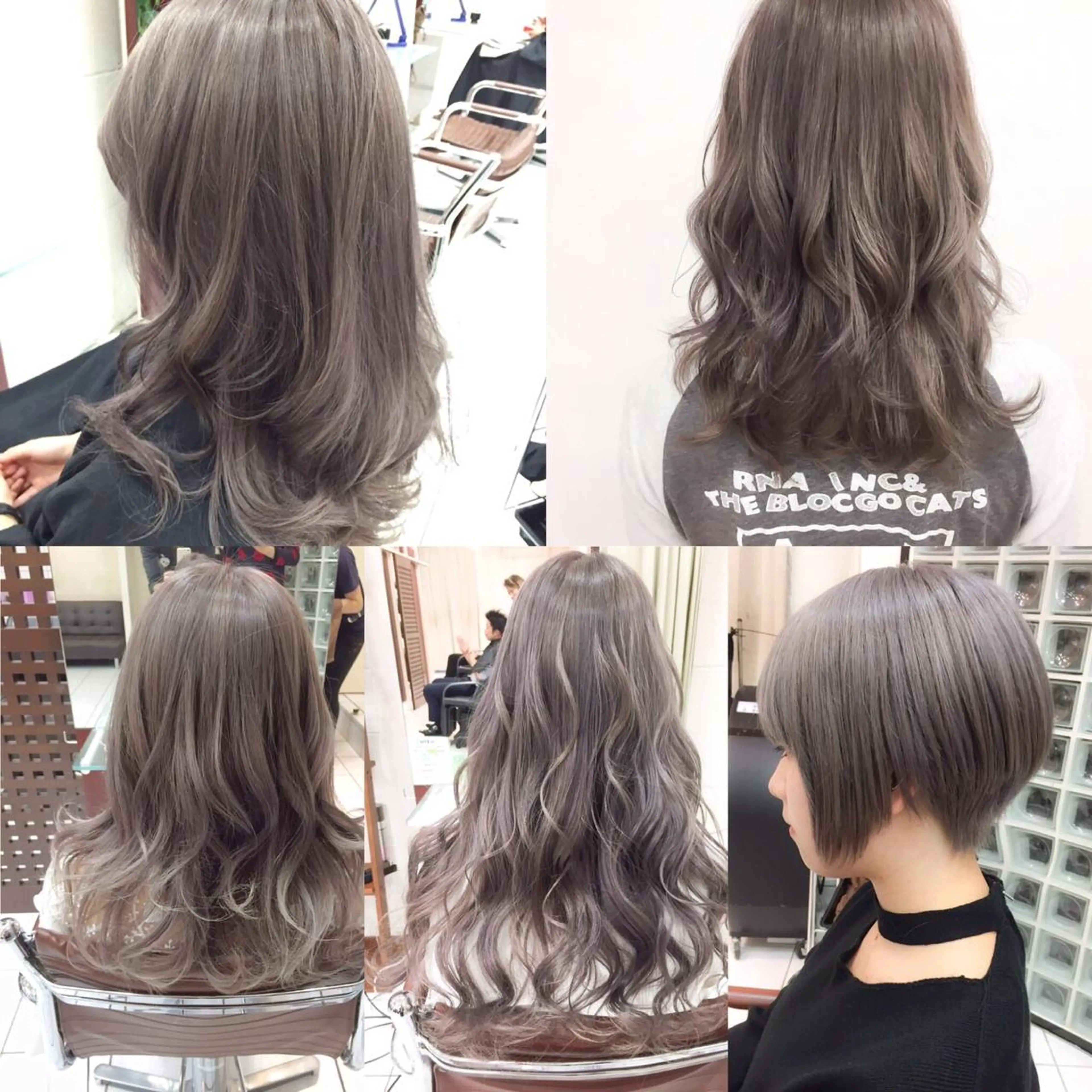 ロング カラー ブリーチ ダブルカラー モテ髪透明感❤️ デイズヘアカラーのヘアスタイル