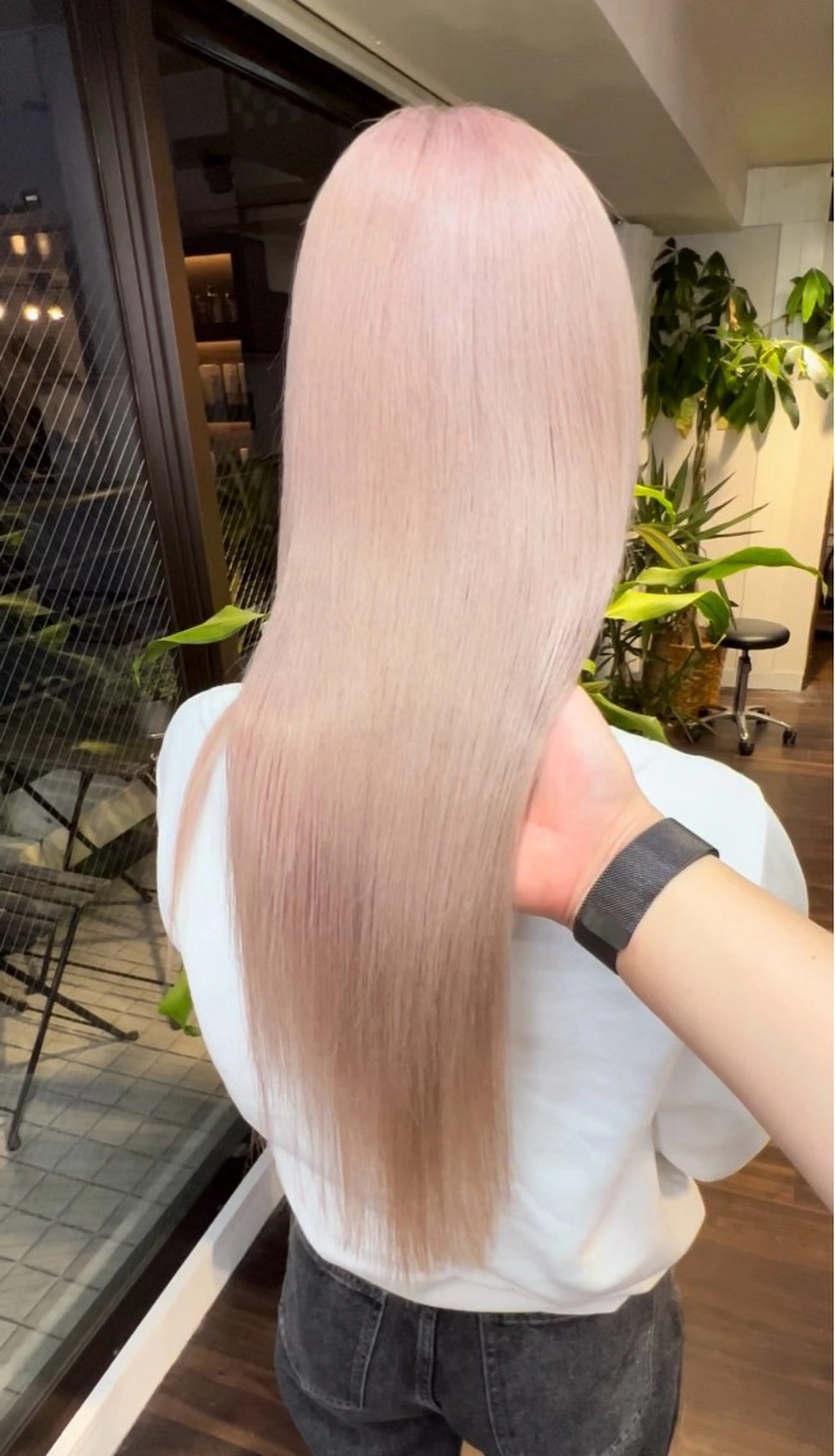 ロング カラー ヘアカラー 🧡梅田ハイトーン カラー🧡runaのヘアスタイル