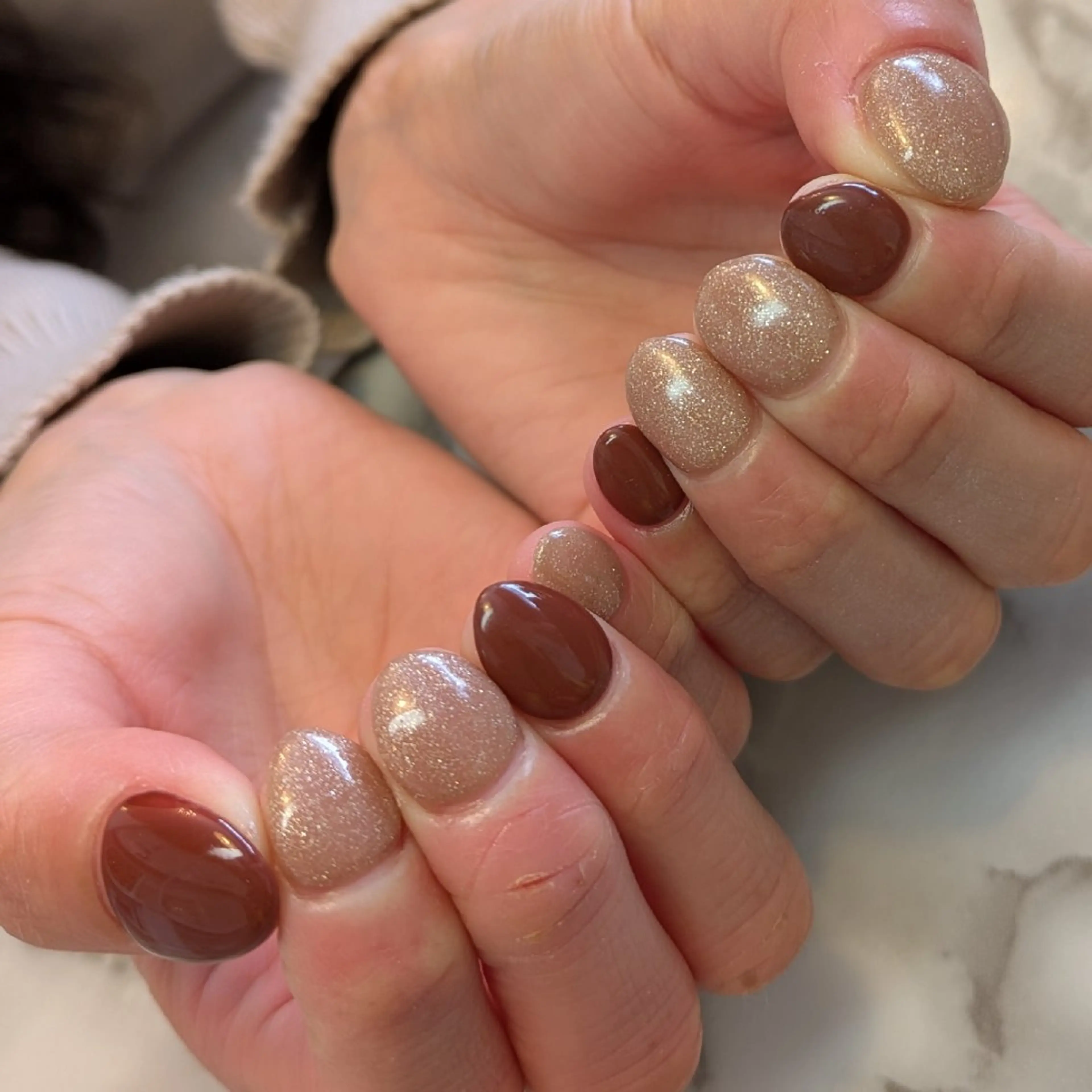 ネイル シンプルネイル ジェヌインネイル 河内のネイルデザイン