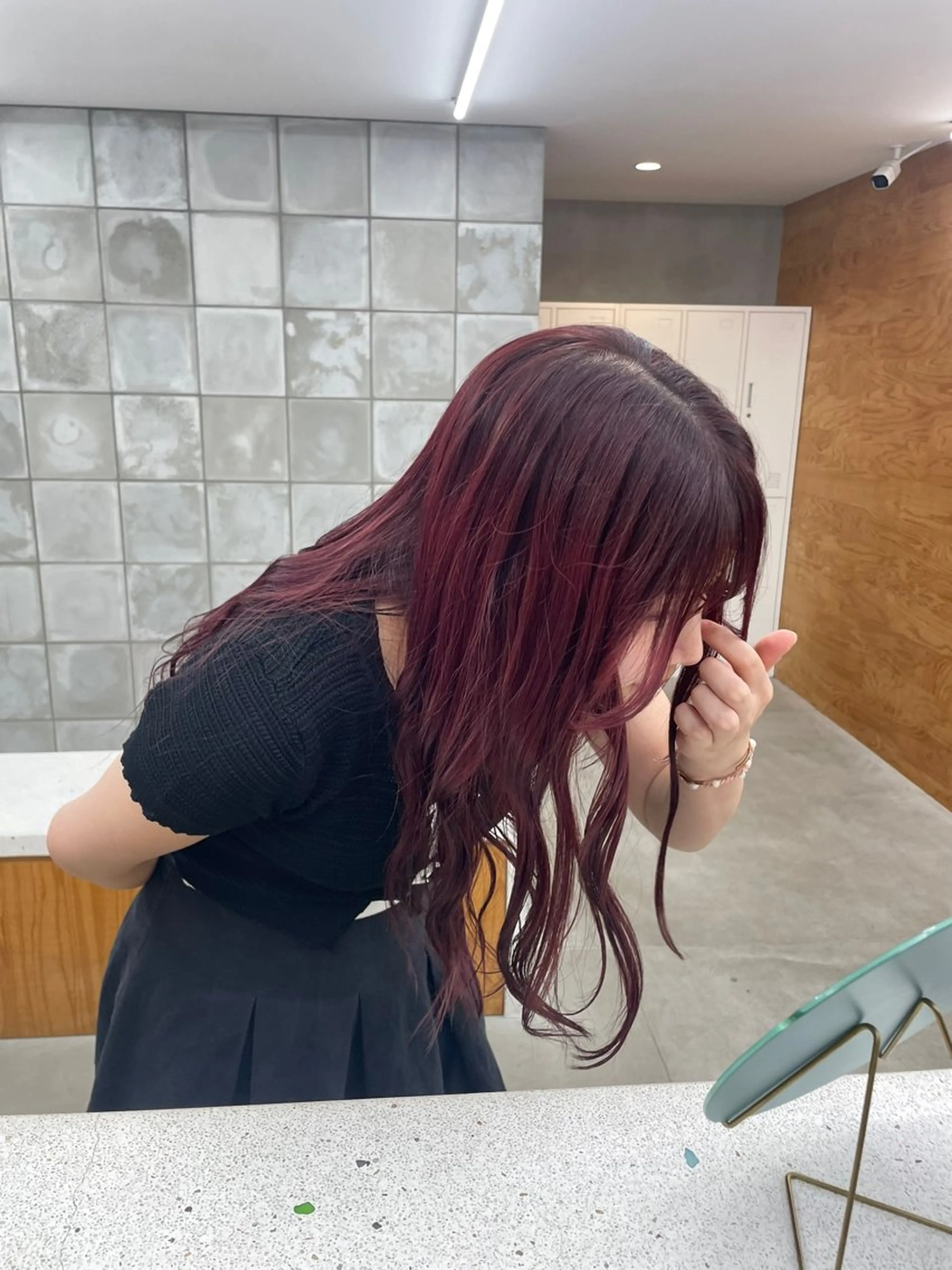 セミロング カラー ブリーチ ブリーチなしカラー ! Mireiのヘアスタイル