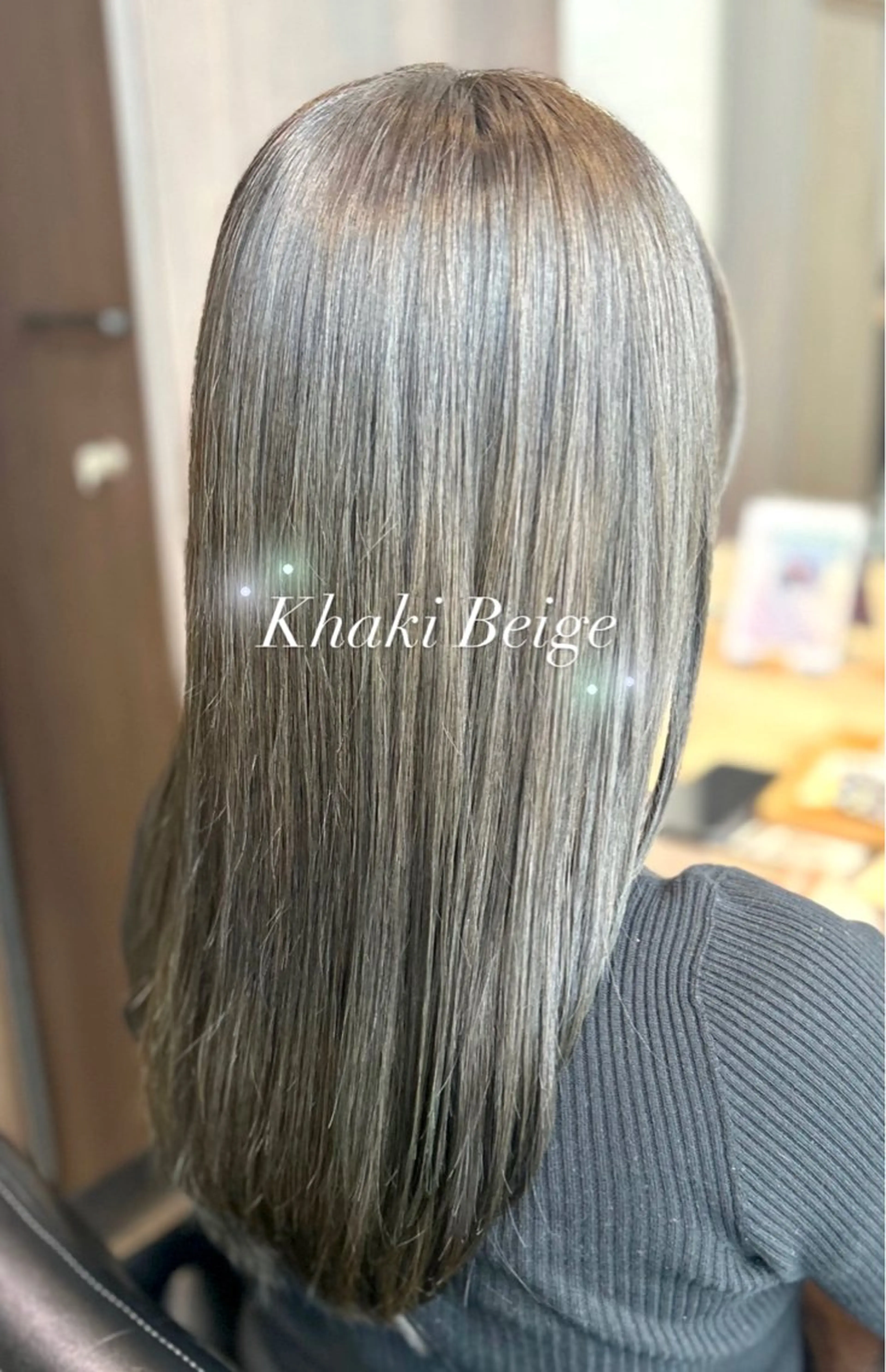 ロング カラー ベージュカラー 透明感カラー オレンジ イエローカラー ⭐️似合わせアップ ⭐️並木奏絵のヘアスタイル