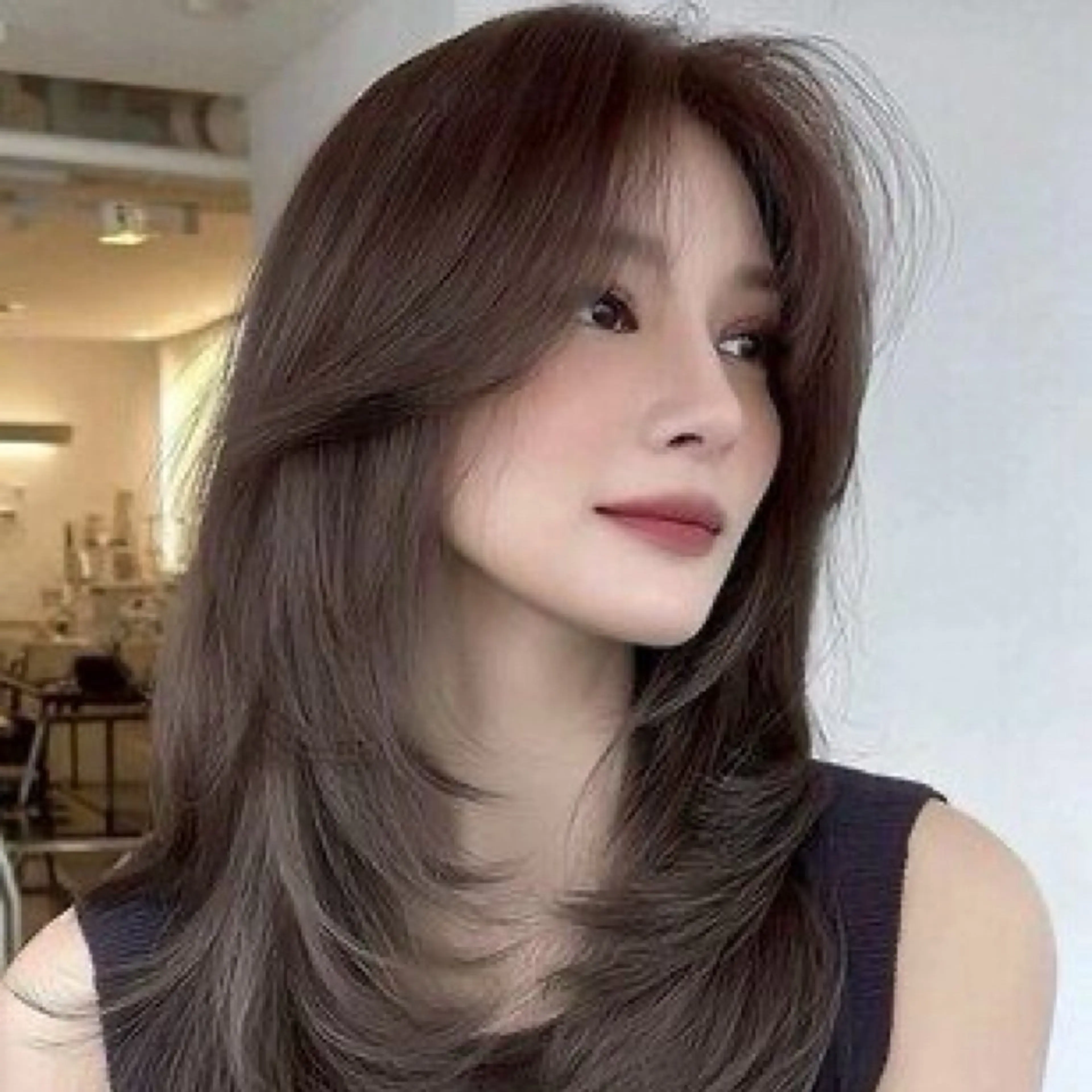 ロング カット ヘアカラー トリートメント 🦋高屋敷陸🦋 レイヤー/グレージュのヘアスタイル