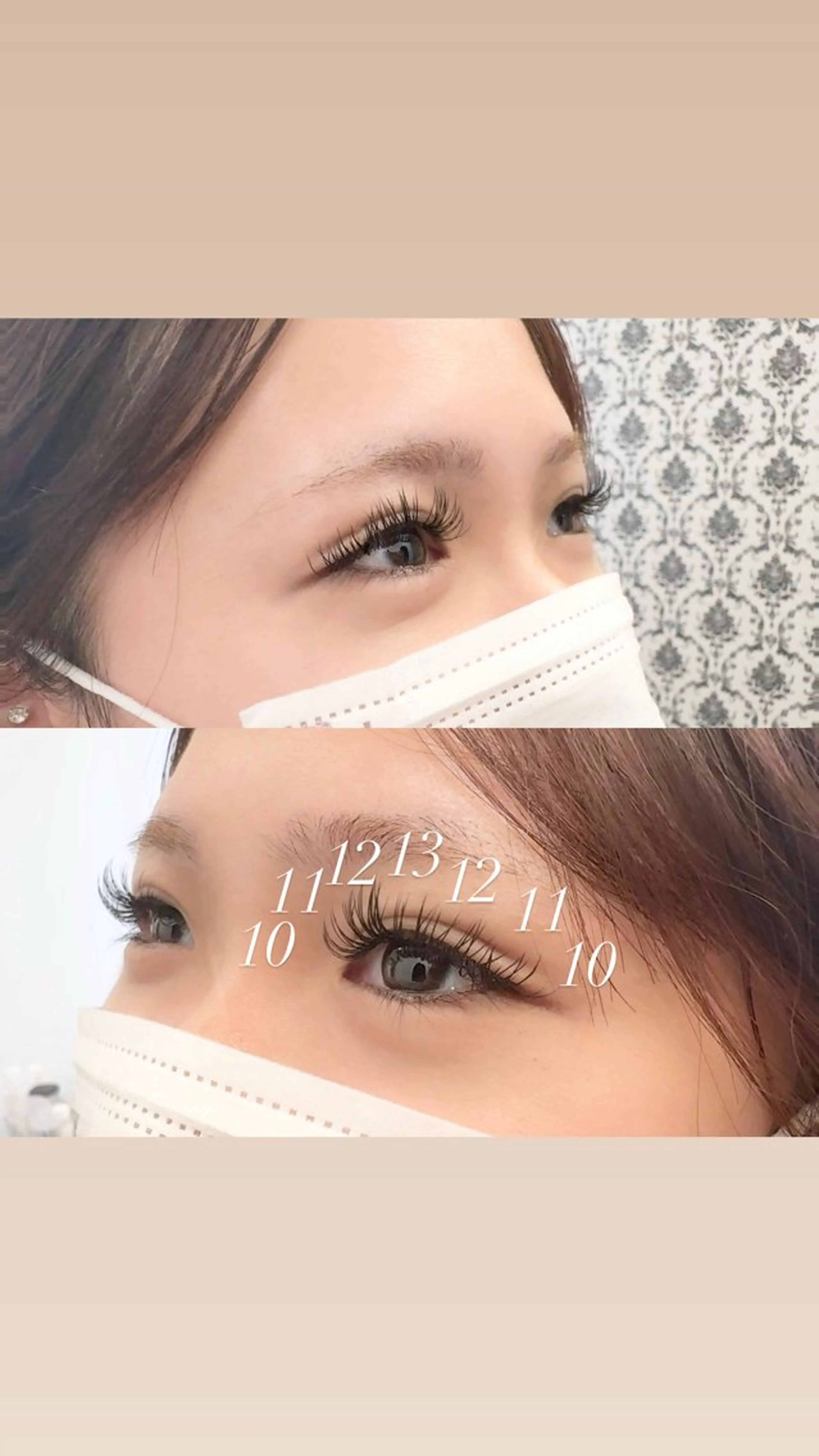 マツエク・マツパ キュート マツエク 永山 千尋のマツエク・マツパデザイン