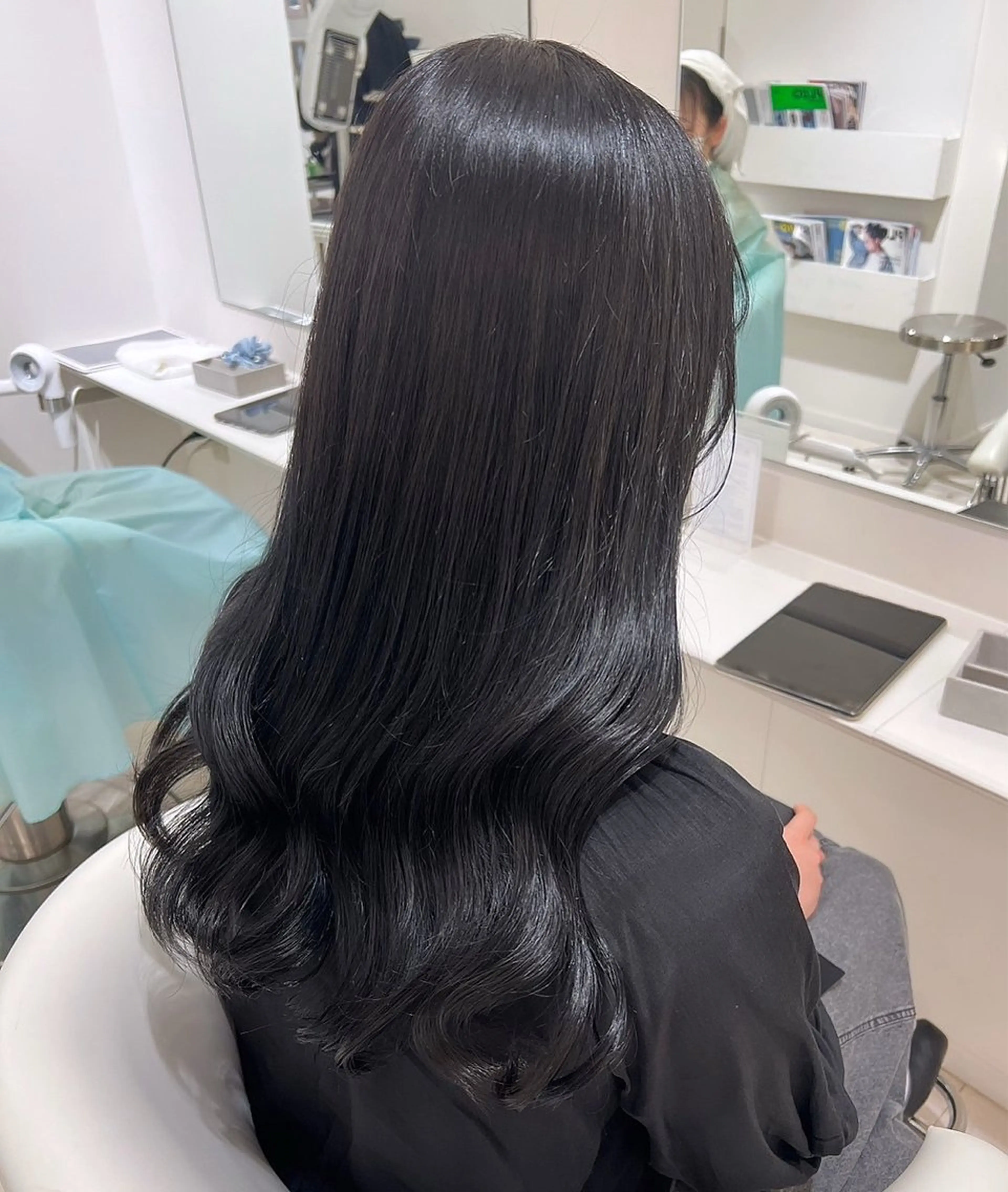 ロング カラー ヘアカラー トリートメント ParveMix🍀 藤原愛未のヘアスタイル