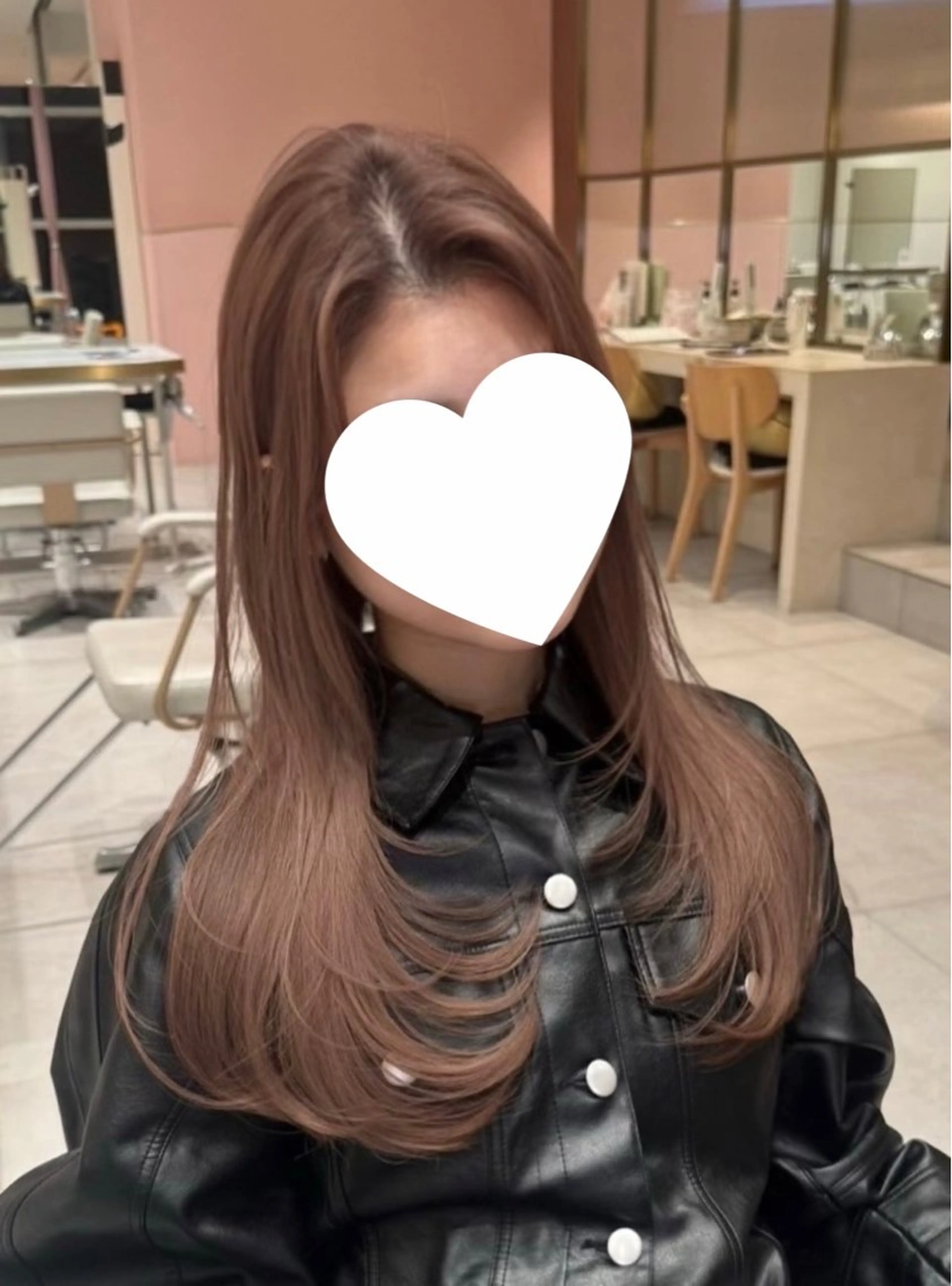 ロング 透明感カラー/似合わ せ前髪/柴田礼空のヘアスタイル