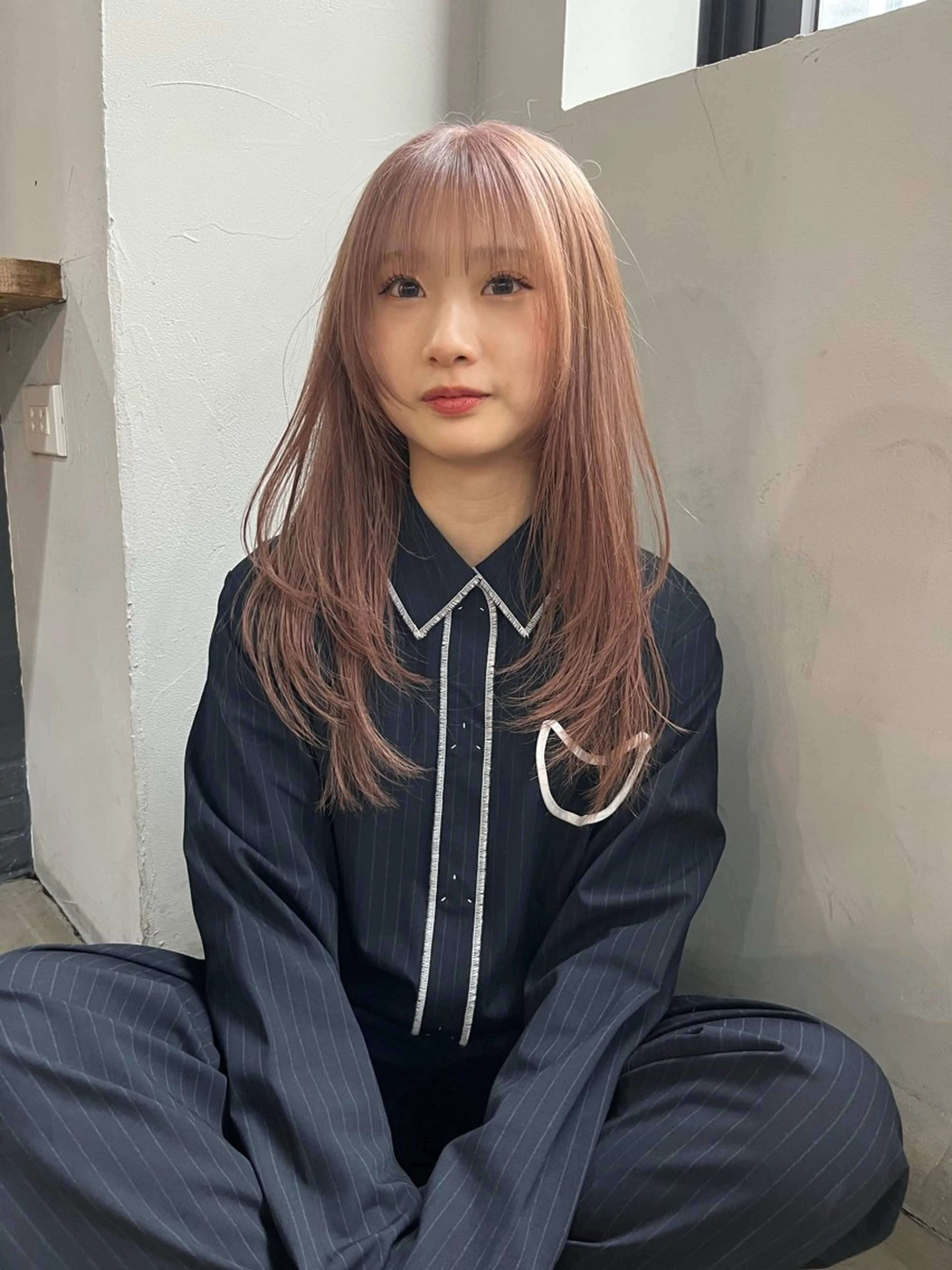 ロング ウシロダ メグミ /ボブ/透明感カラーのヘアスタイル