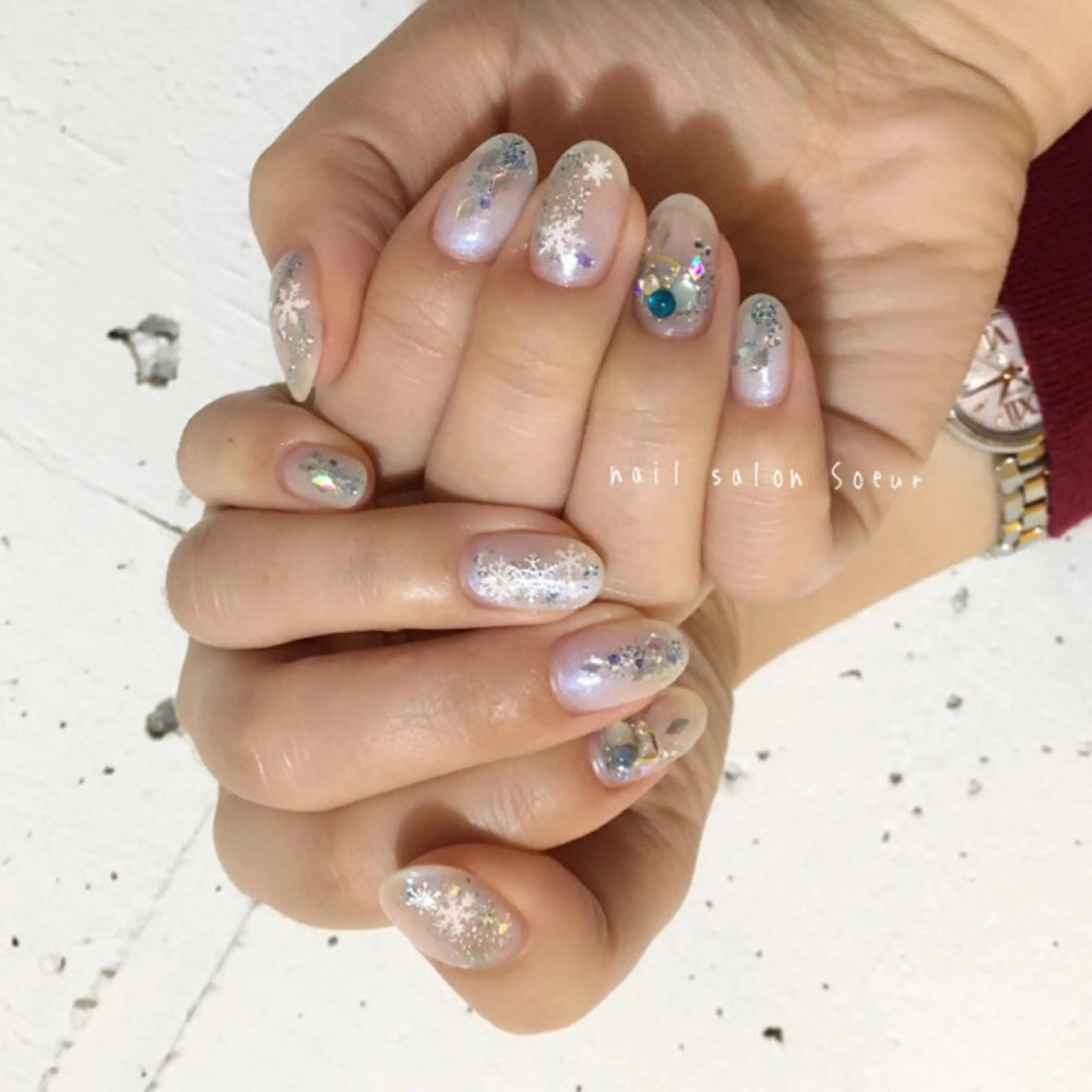 ネイル アートネイル ジェルネイル 持ち込み ハンドネイル nail salon Soeurのネイルデザイン