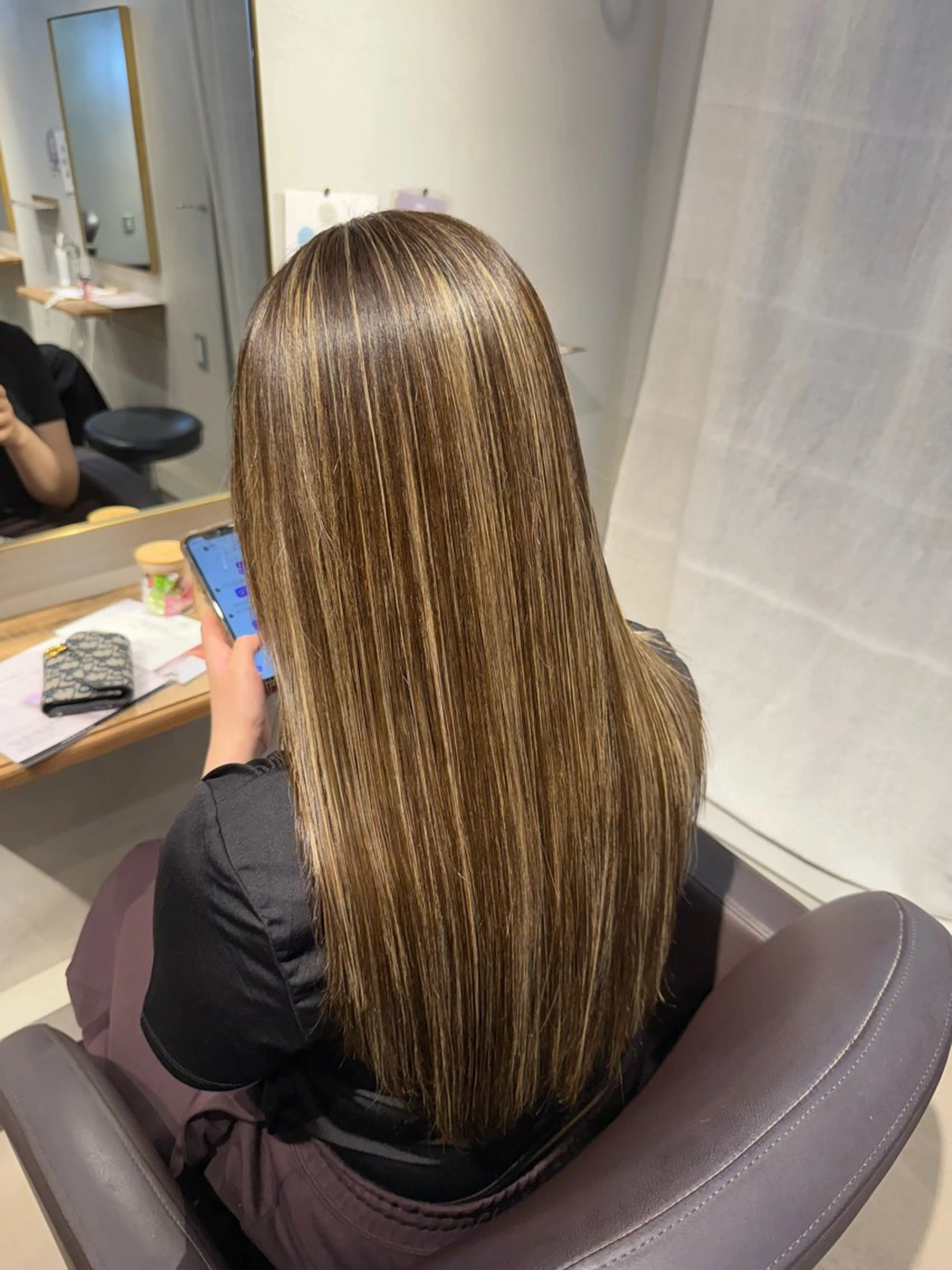 ハイライト🤎🩶の写真