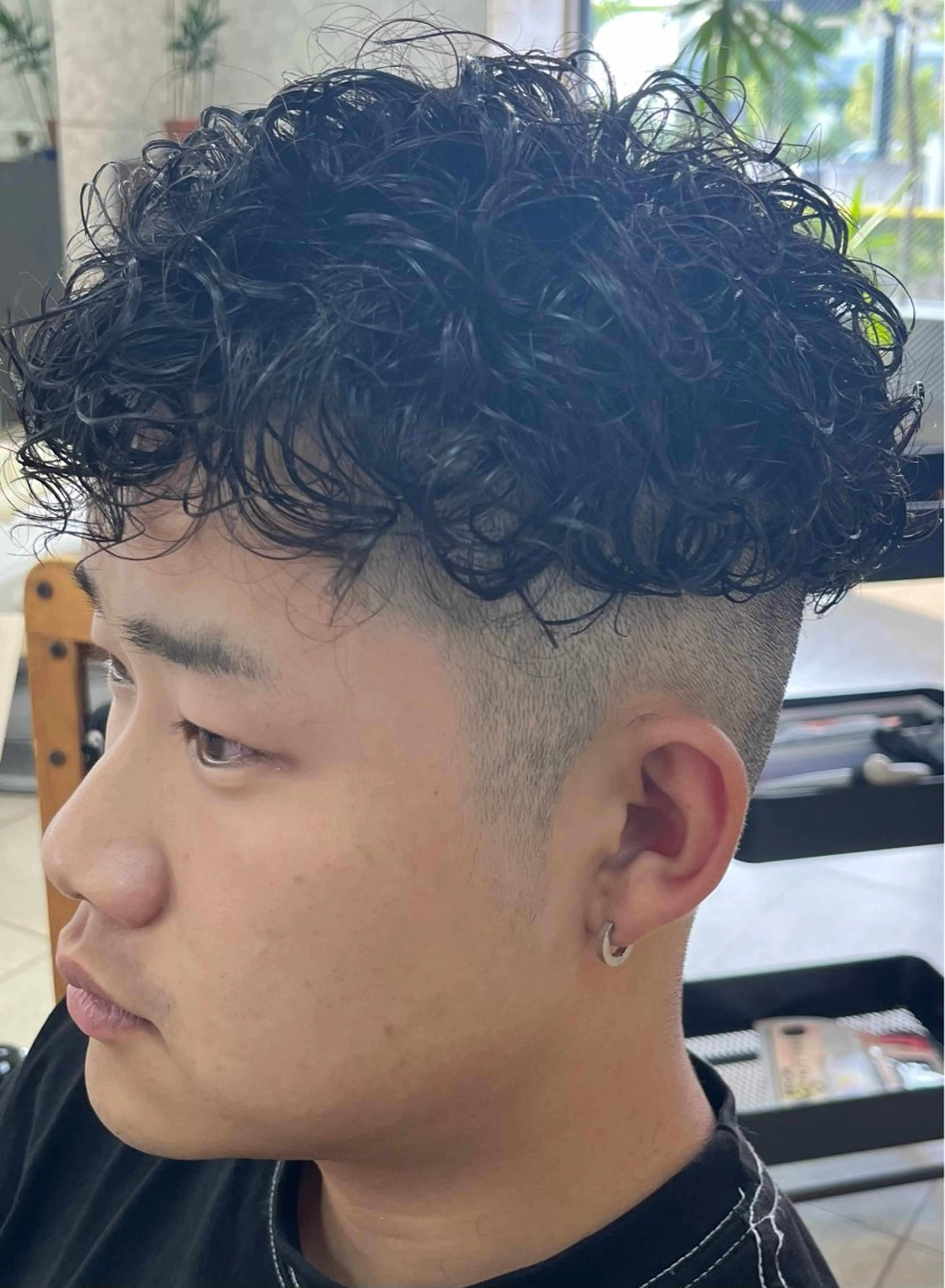 ショート パーマ メンズ 熊谷 拓海のヘアスタイル