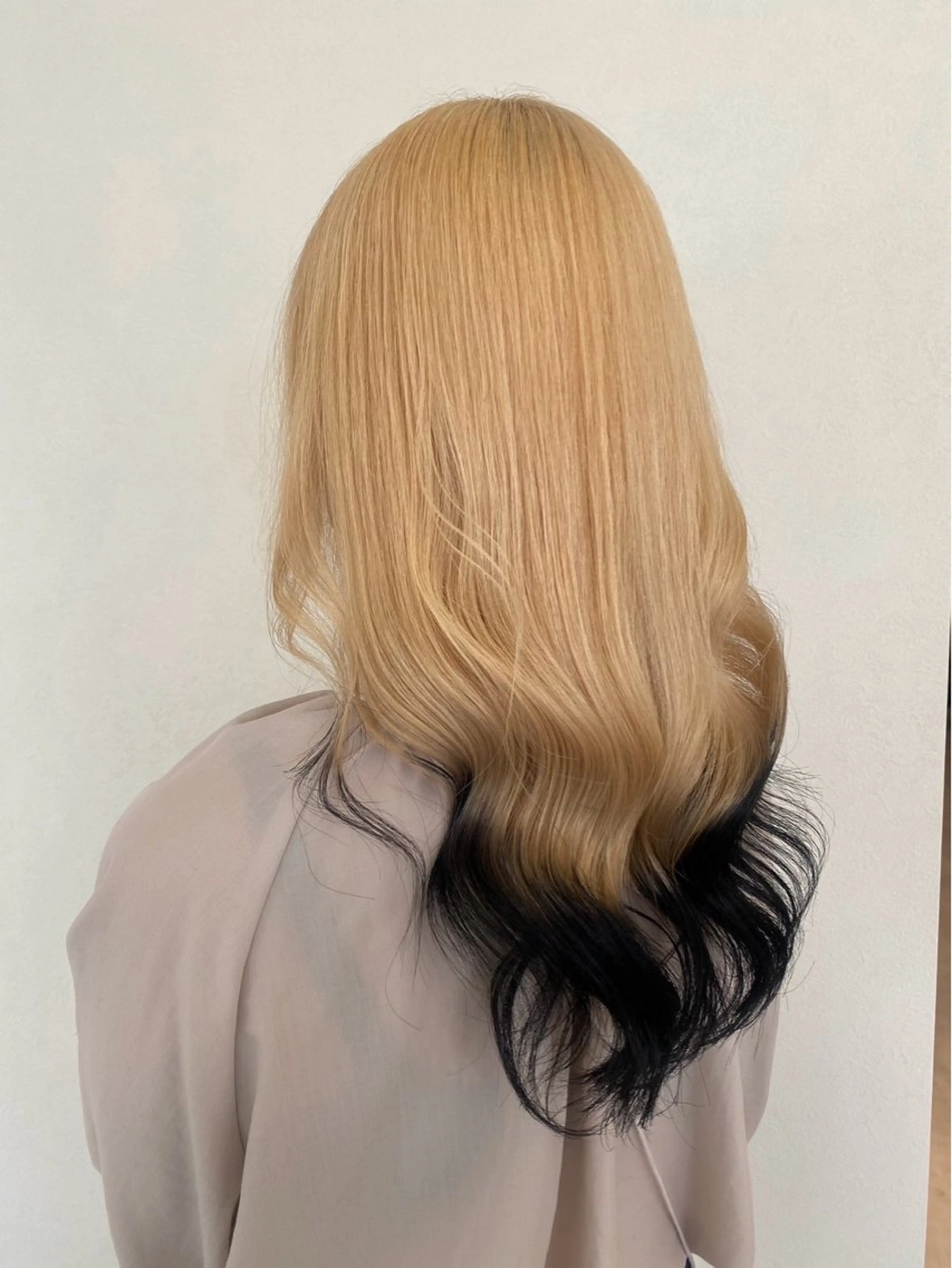 ロング カラー 抜きっぱなしブロンド ブロンド 🫧髪質改善/斎藤 奈々/岡山美容師🫧のヘアスタイル