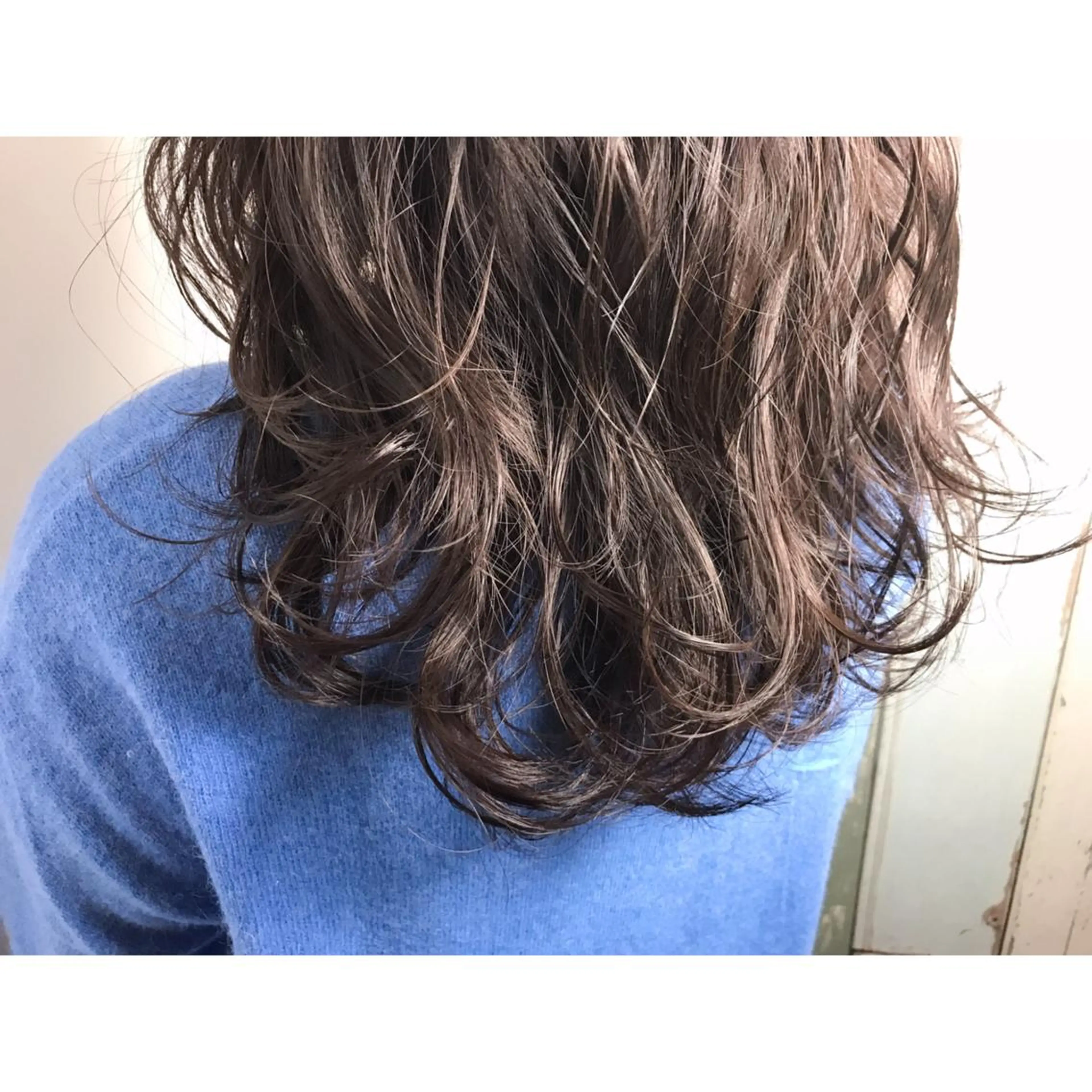 ミディアム セミロング ロング カラー パーマ ショート/レイヤー なら石井知希のヘアスタイル