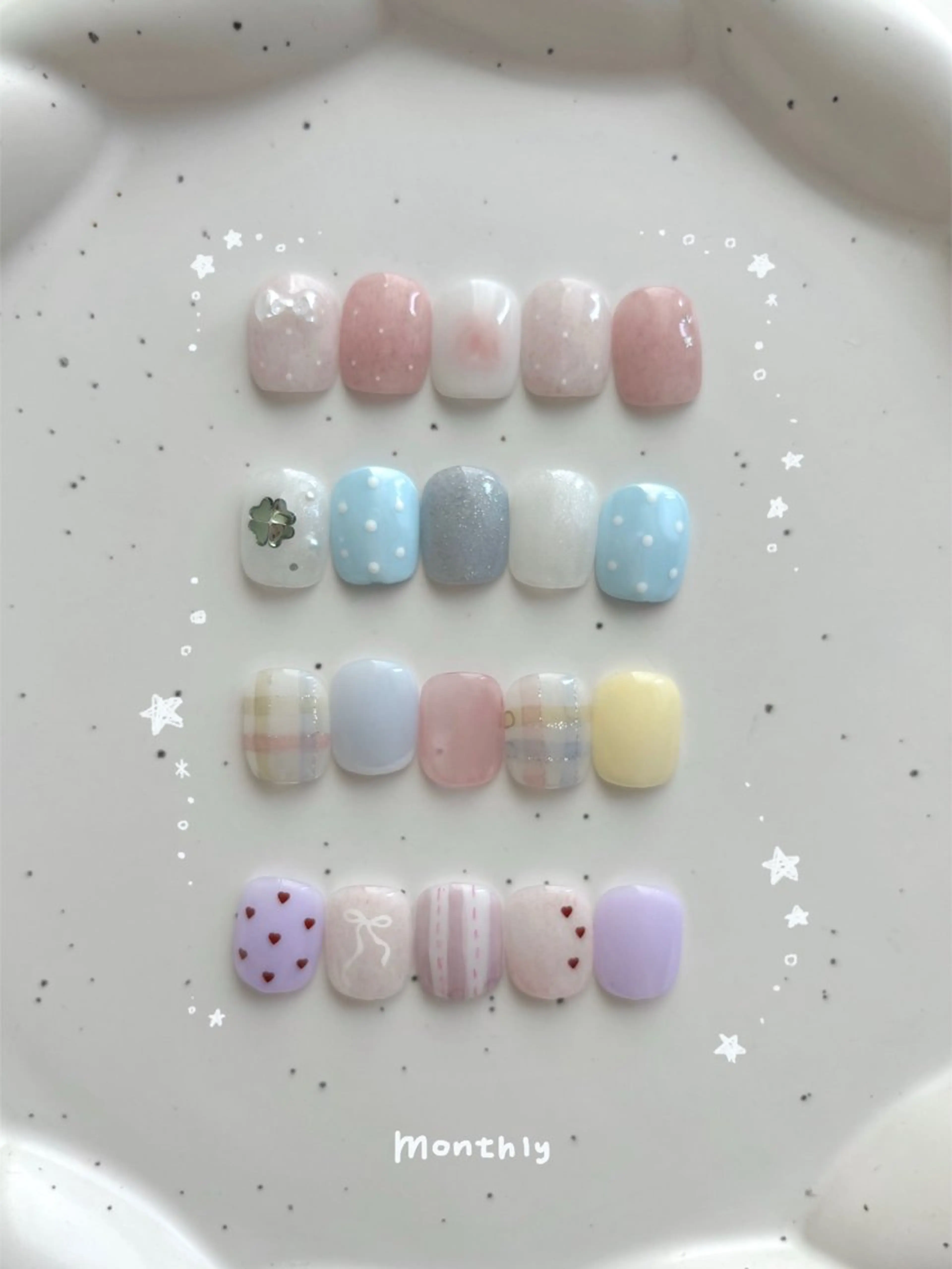 ネイル my little 𖠿 .゜のネイルデザイン