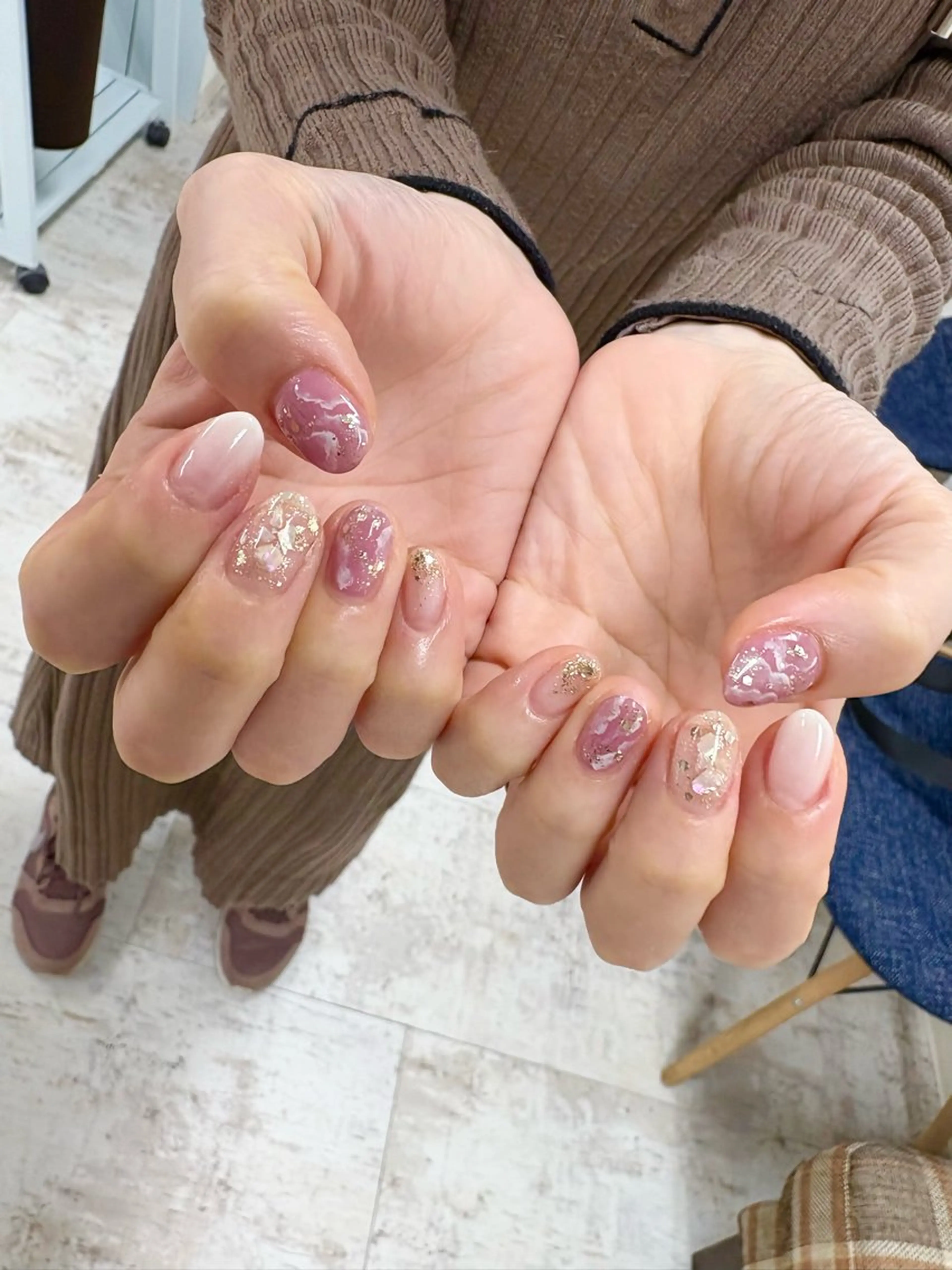 ネイル 吉田 里菜のネイルデザイン