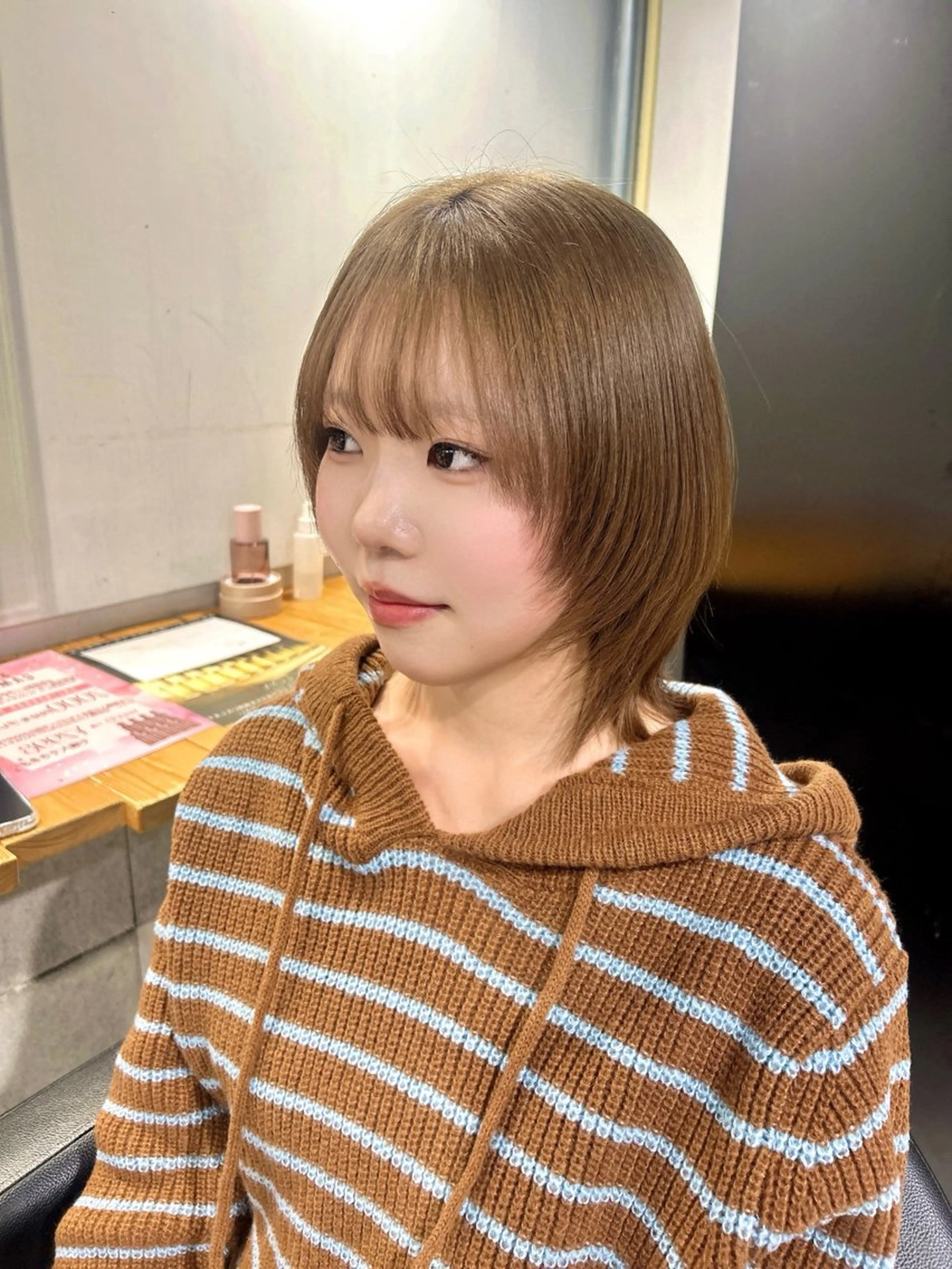 ショート カット ヘアカラー トリートメント ヘッドスパ レイヤーStyle 🩵菜々実のヘアスタイル