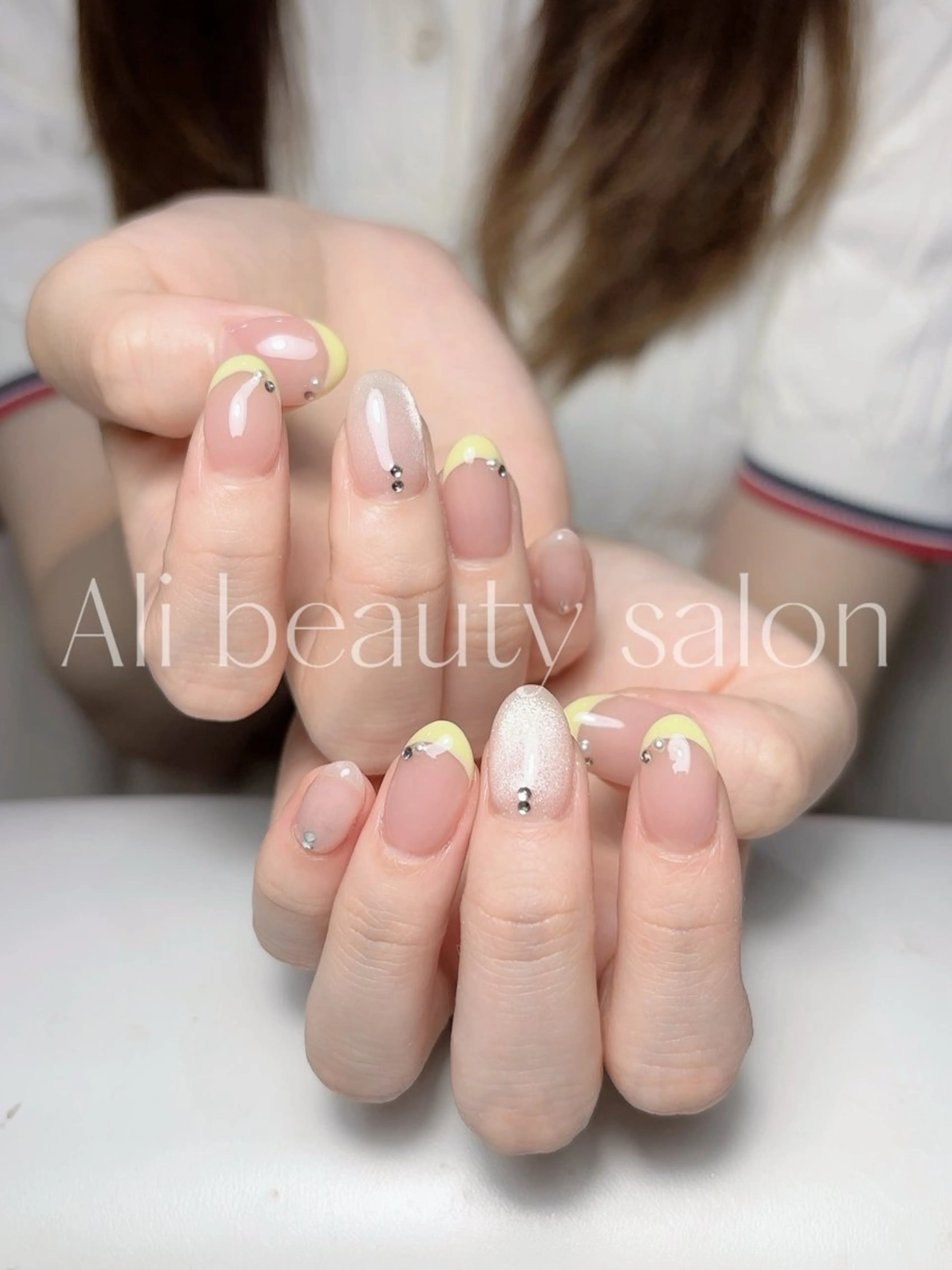 ネイル マグネットネイル シンプルネイル Ali 新小岩 ネイル専門のネイルデザイン