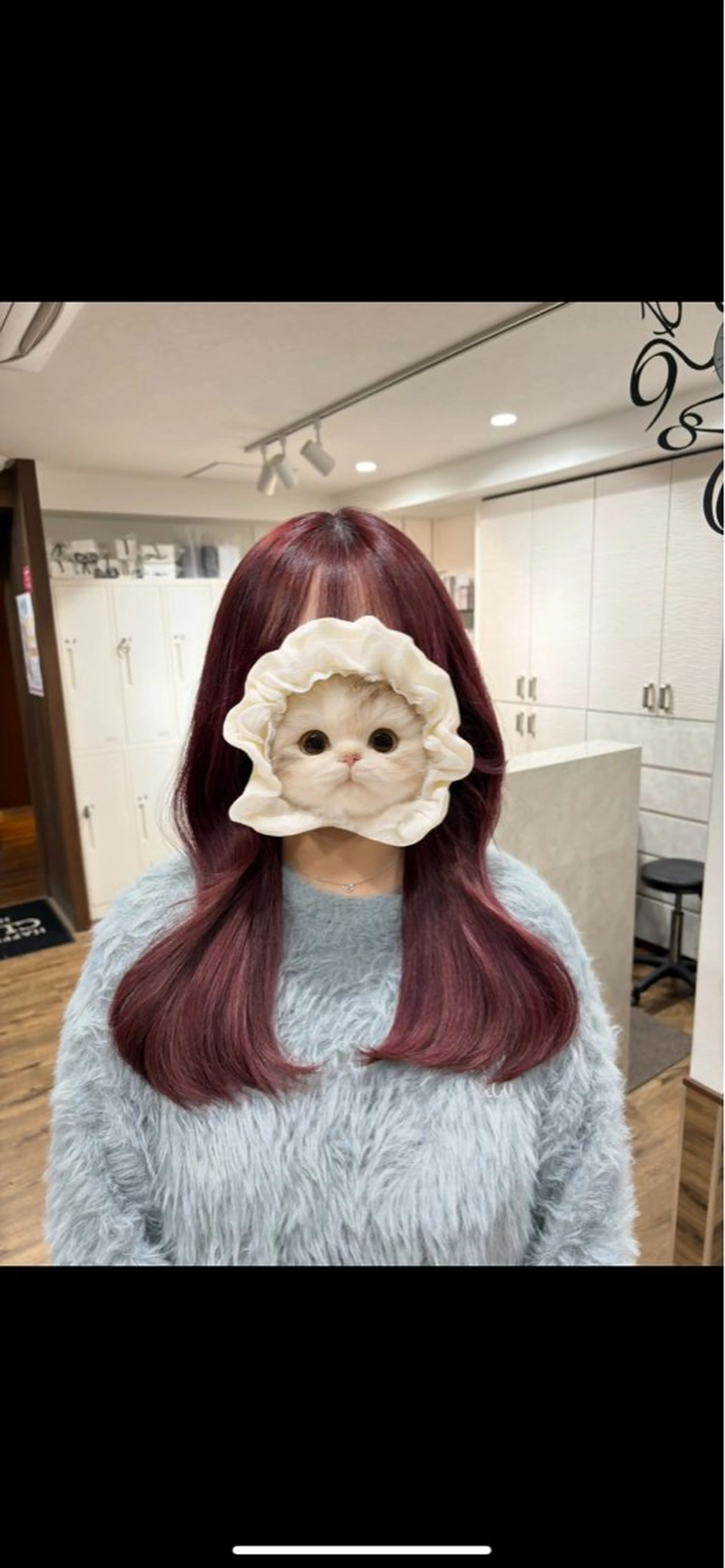 ミディアム ヘアカラー ❤️‍🔥ベージュカ ラー❤️‍🔥まゆかのヘアスタイル