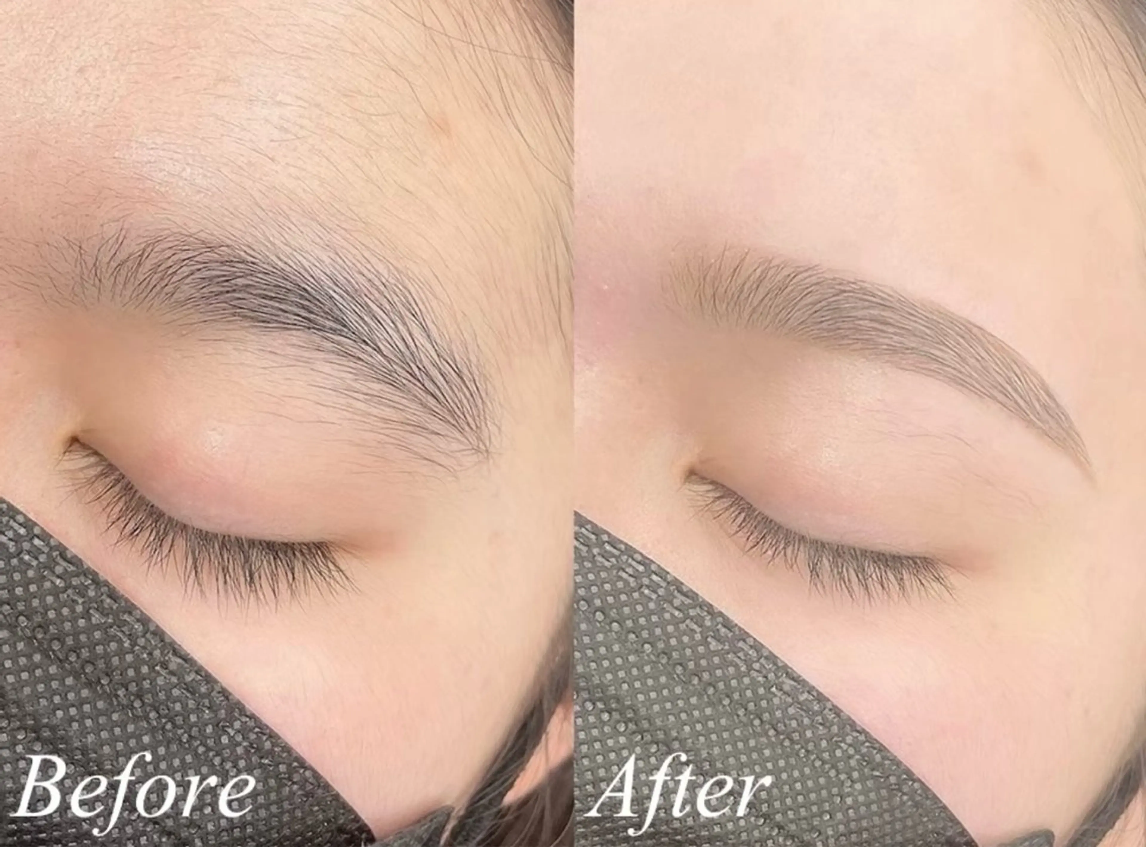 学割U24🎓《ナチュラル眉🌱》美眉アイブロウWAX＋間引き (メイク込) ¥4800の写真