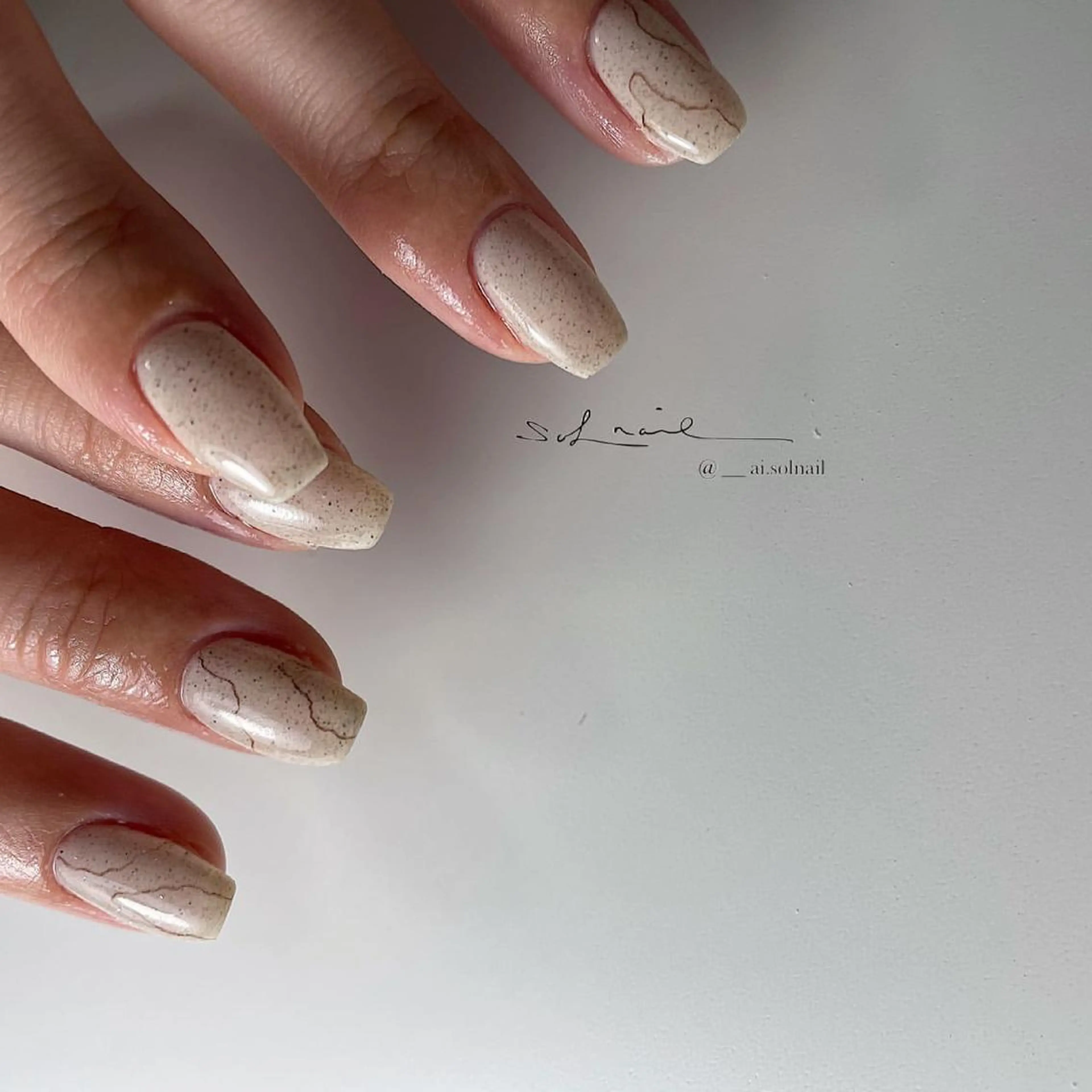 ネイル ハンドネイル 🍃伏見 / soL nail / aiのネイルデザイン