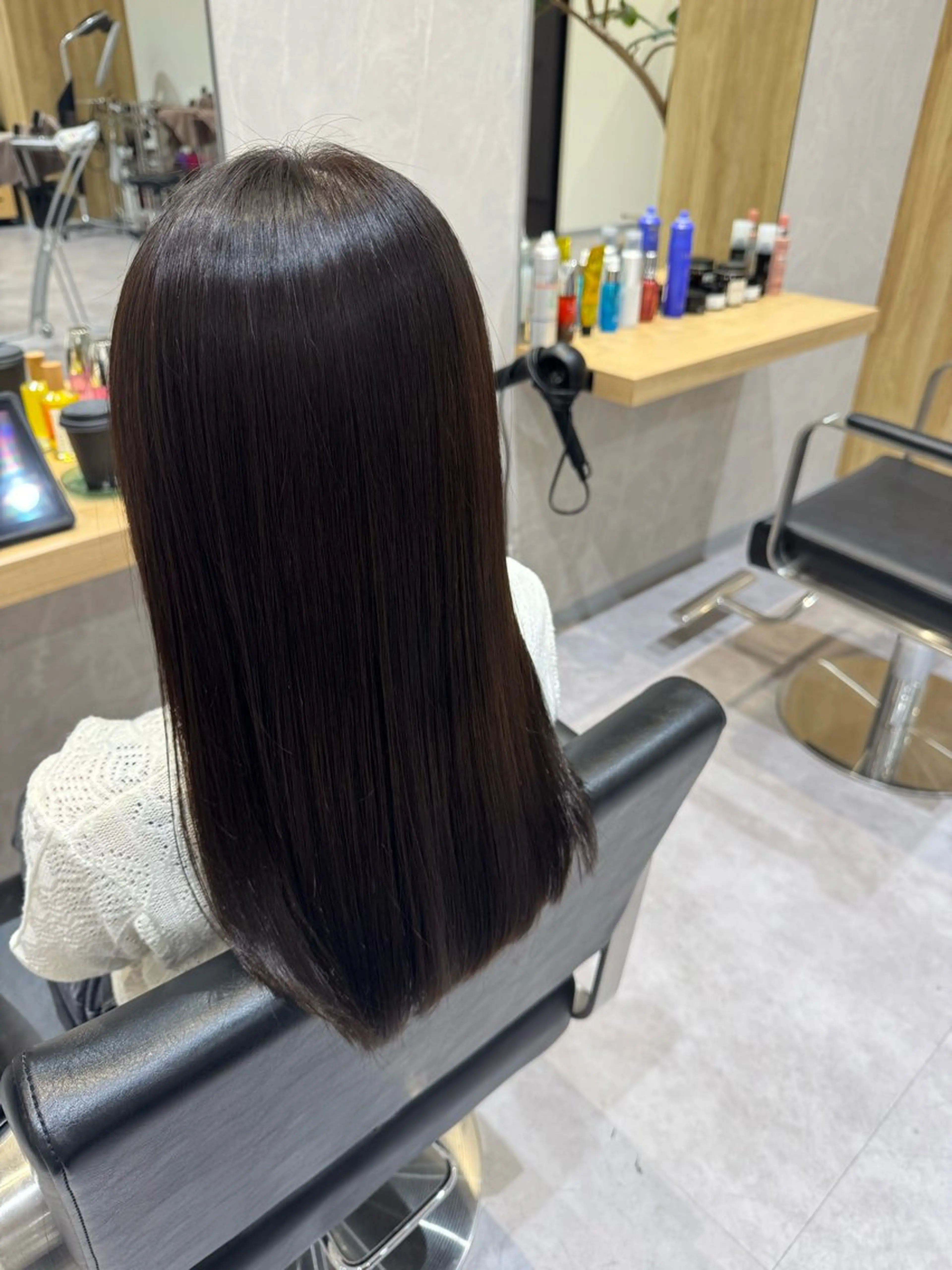 ロング カット ヘアカラー 縮毛矯正 髪質改善/縮毛矯正 /メンズパーマ川田のヘアスタイル