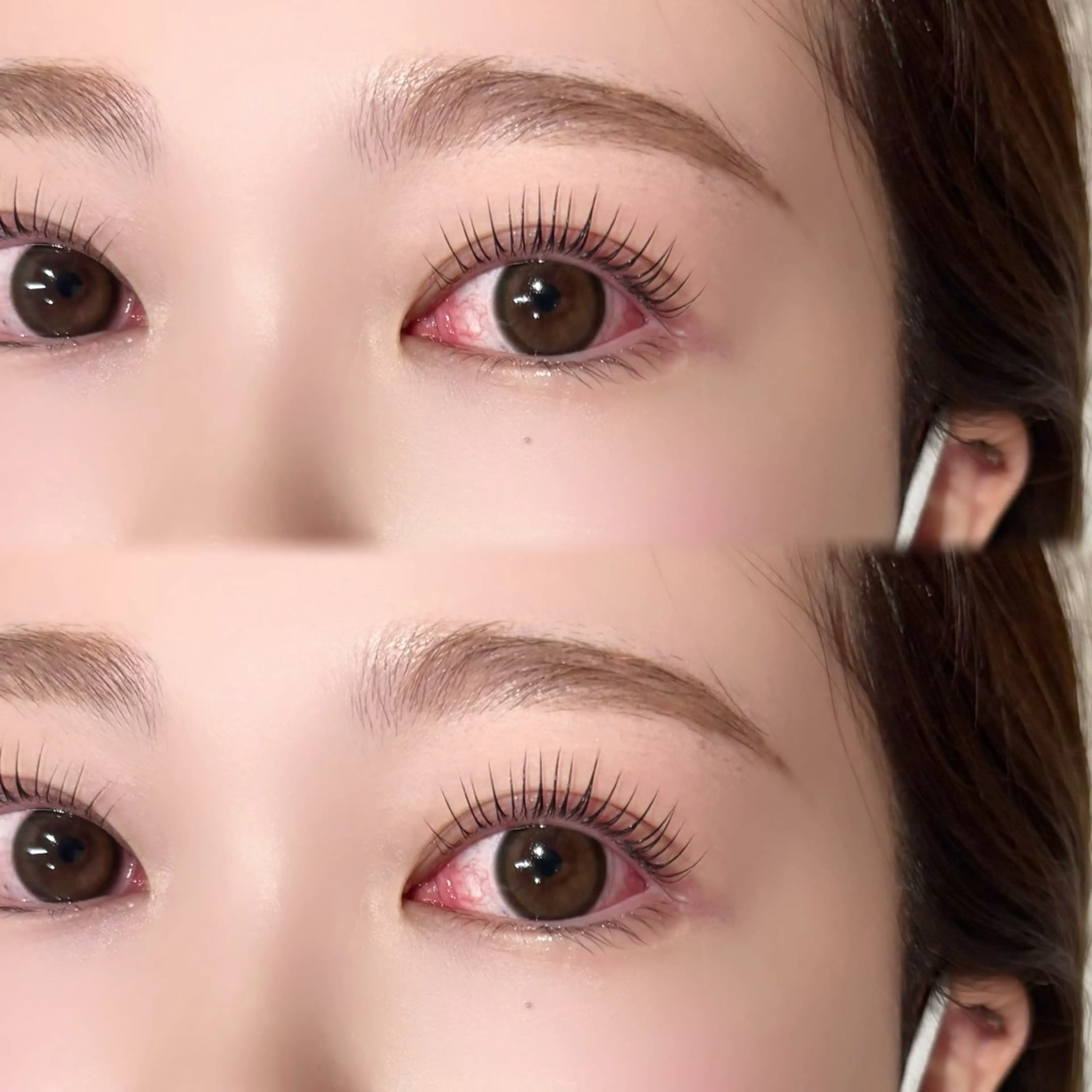 【当日予約限定⭕️】眉毛ワックス脱毛＋アッパーリフトカール(まつ毛パーマ)🐰🎀の写真