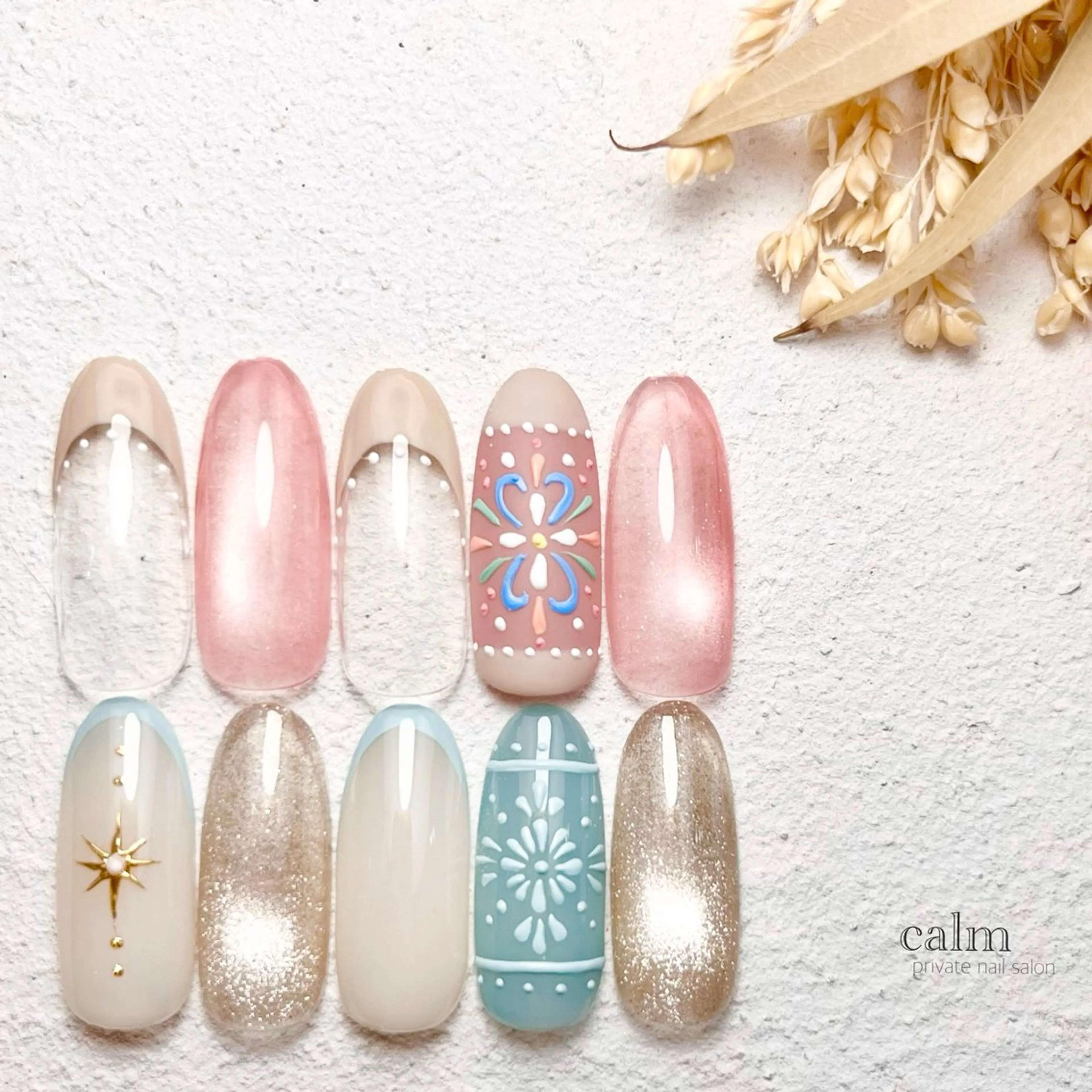 ネイル ハンドネイル calm 〔ｶｰﾑ〕のネイルデザイン