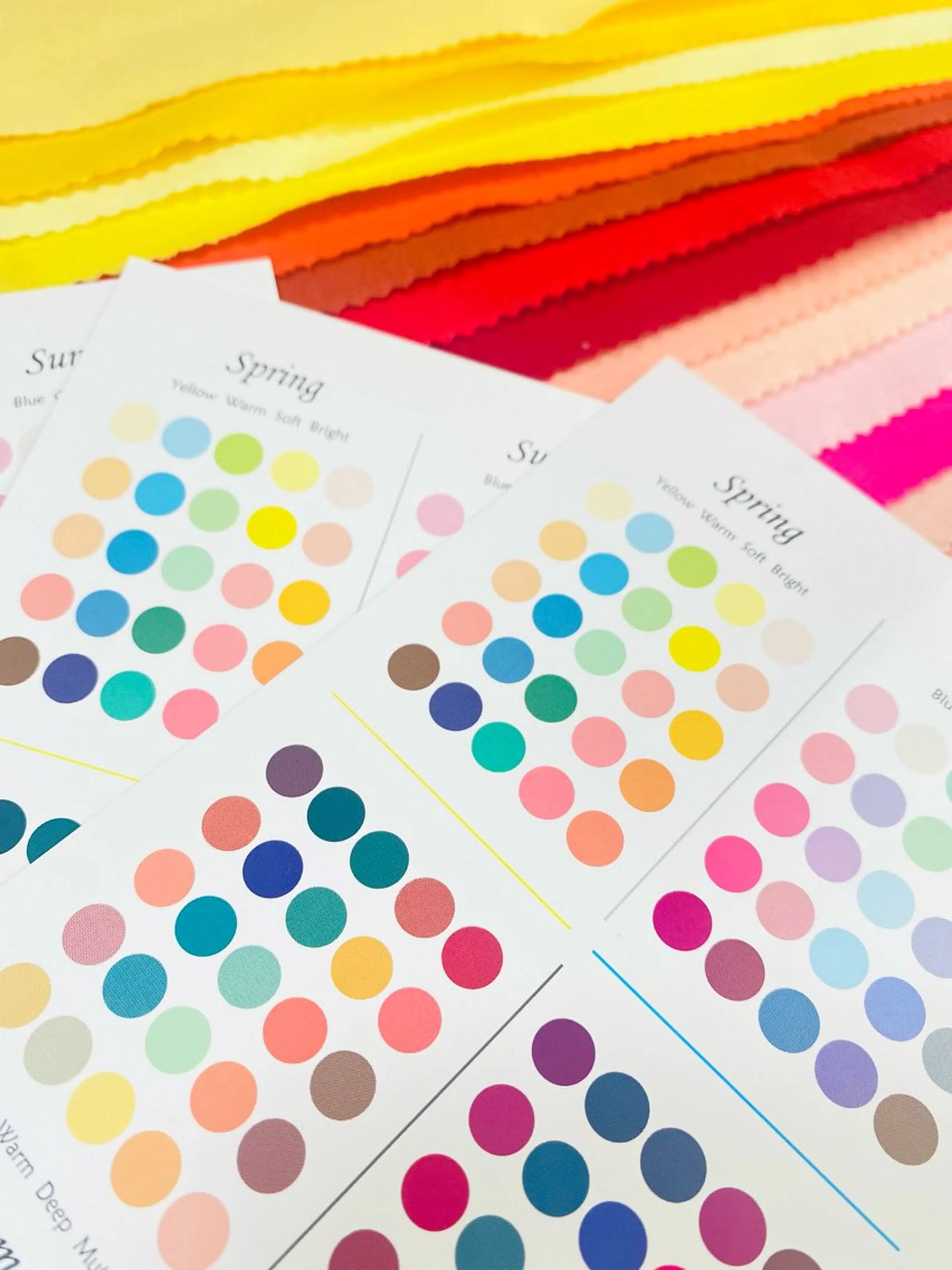 【イエベorブルベだけ知りたい方へ🤍】簡易パーソナルカラー診断の写真