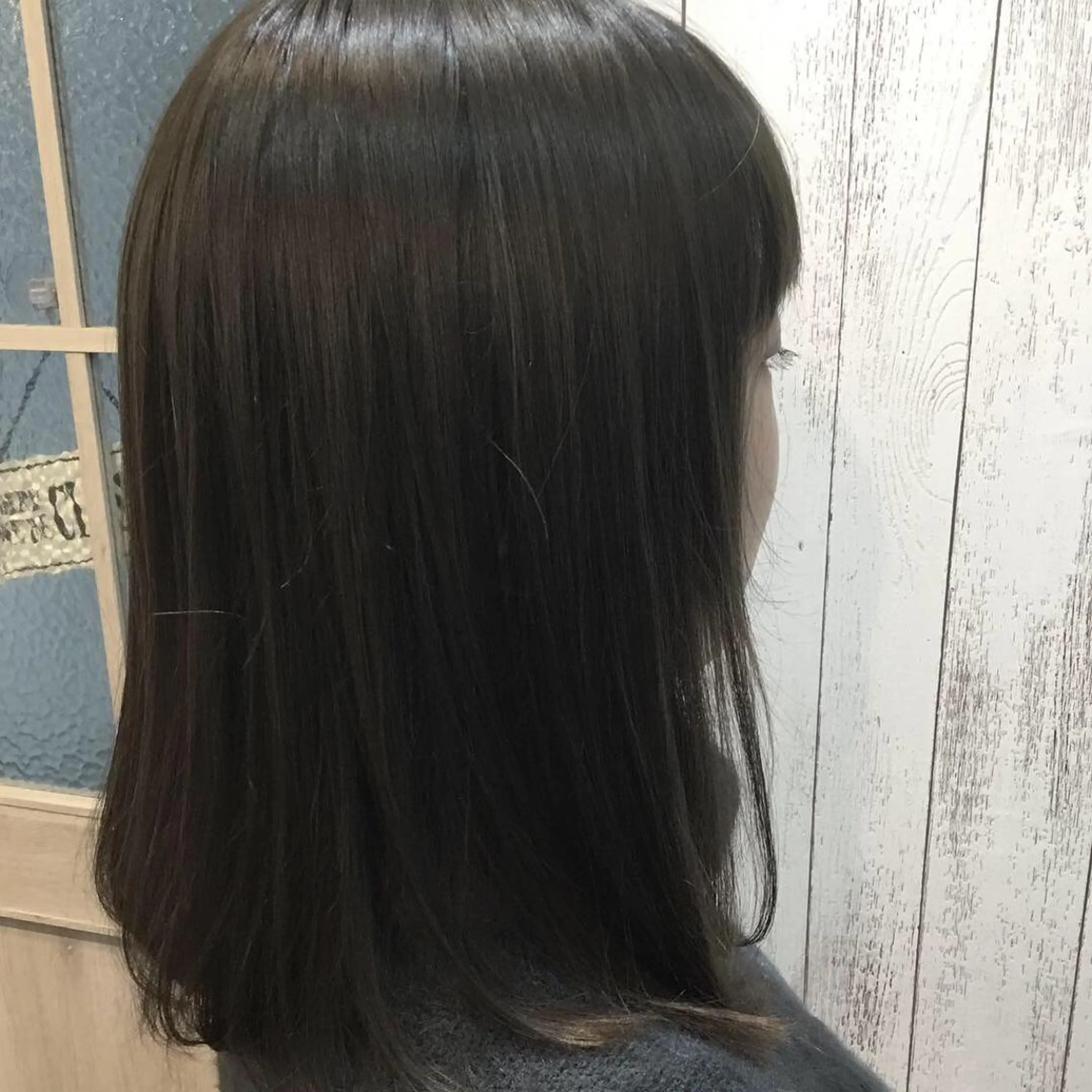 ミディアム カラー パーマ 金崎 新吾のヘアスタイル