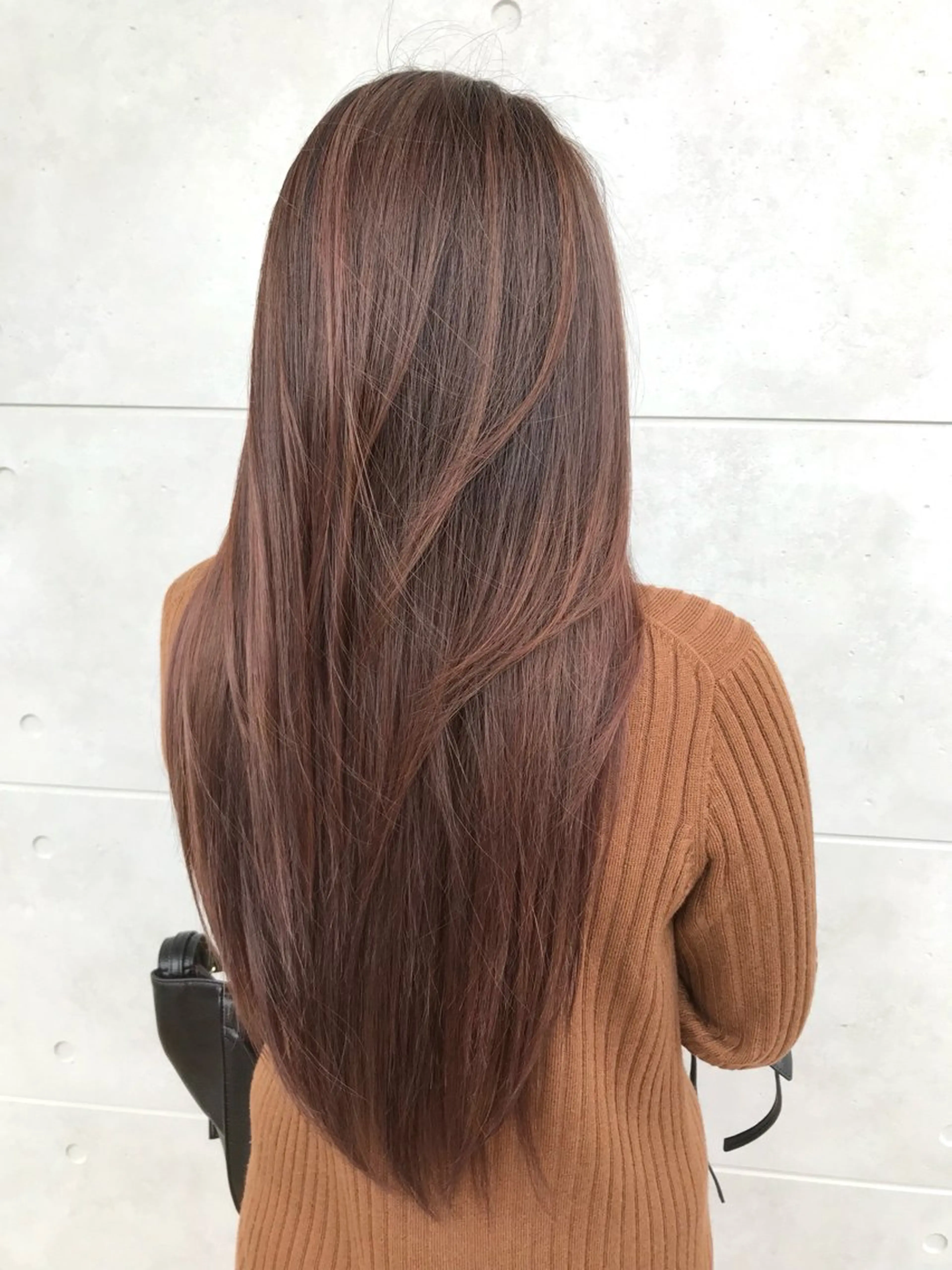 ロング カラー 渡辺 夢吏のヘアスタイル