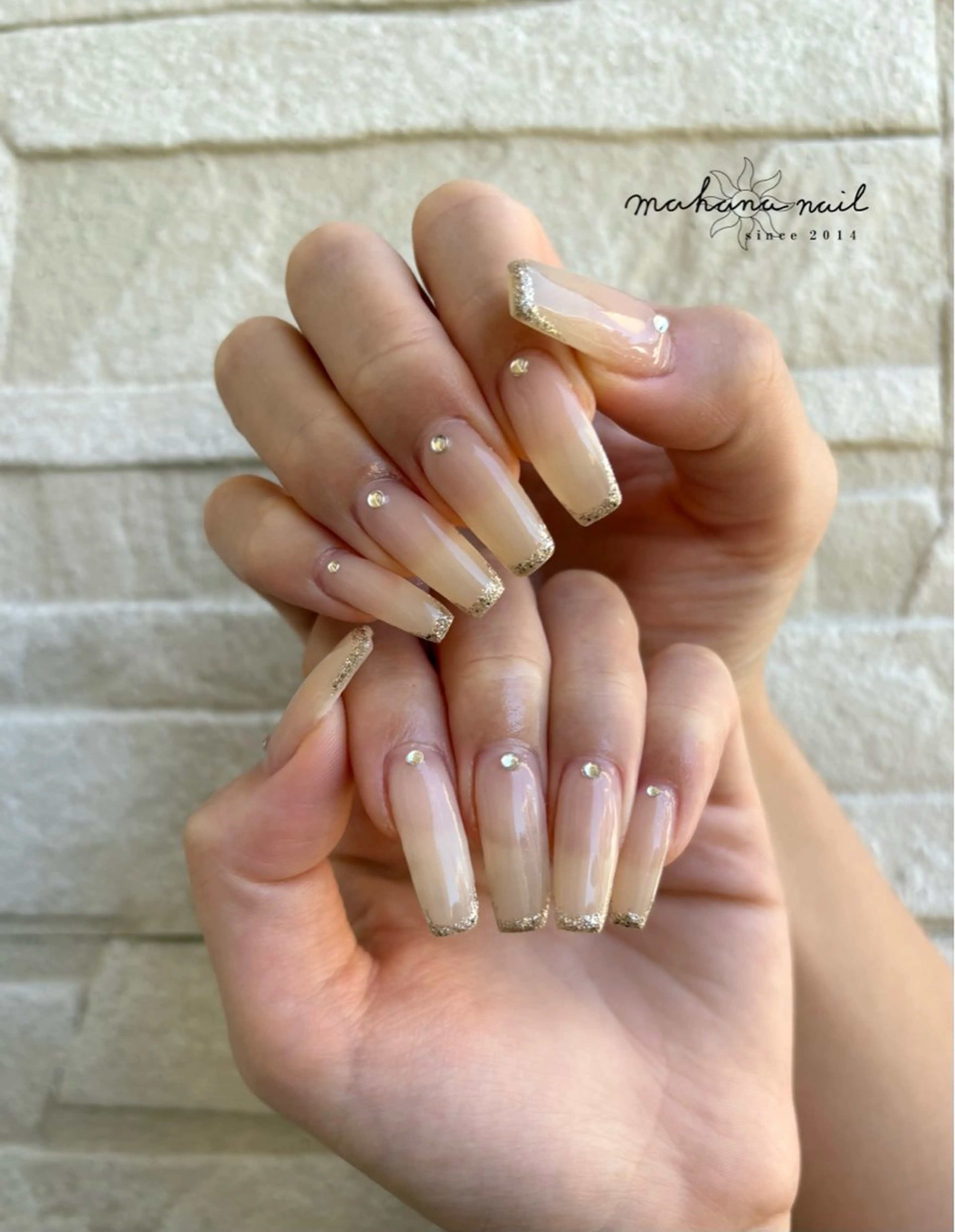 ネイル ロングネイル ハンドネイル mahana nailのネイルデザイン