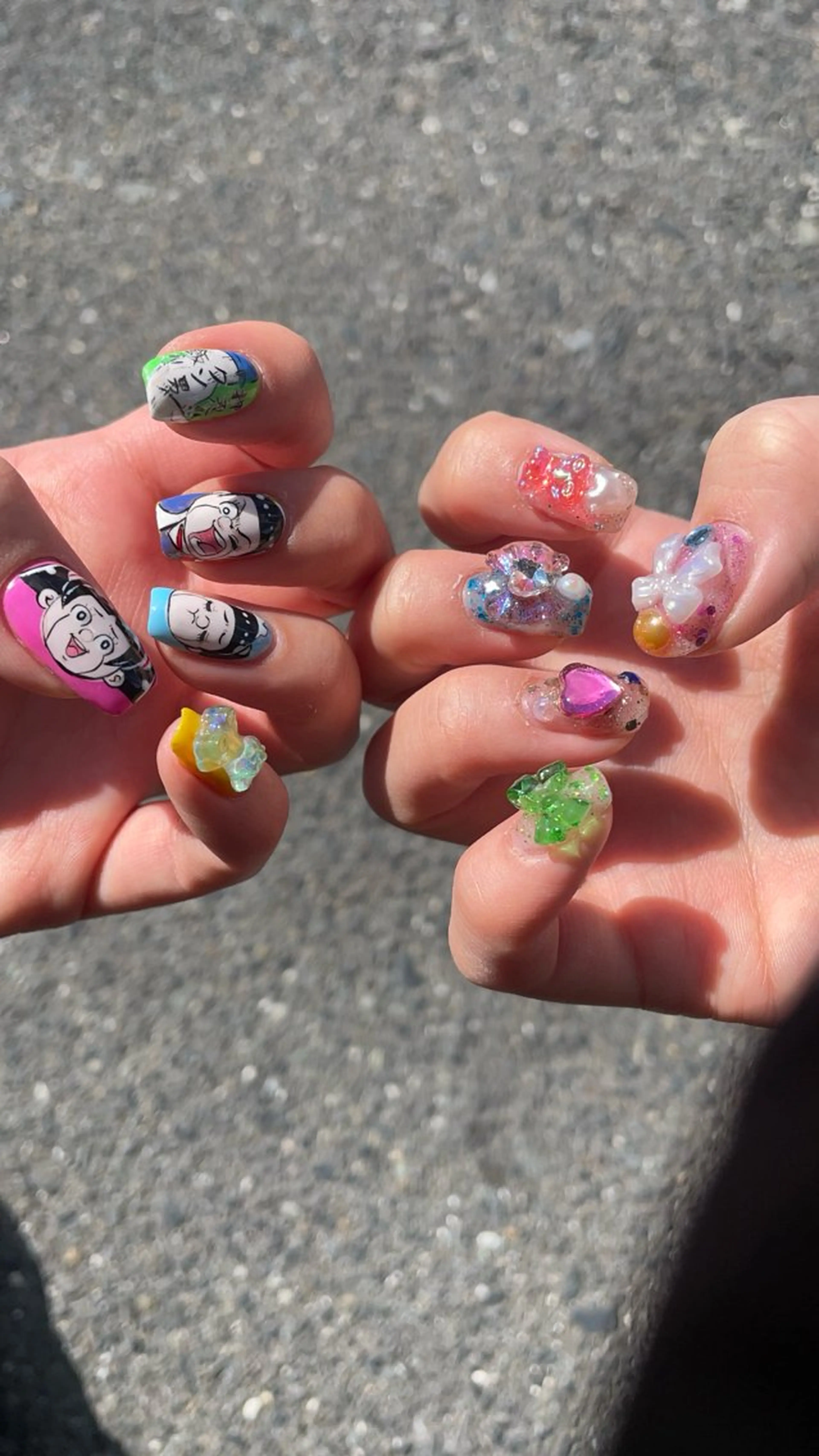 ネイル タケノ クルミのネイルデザイン