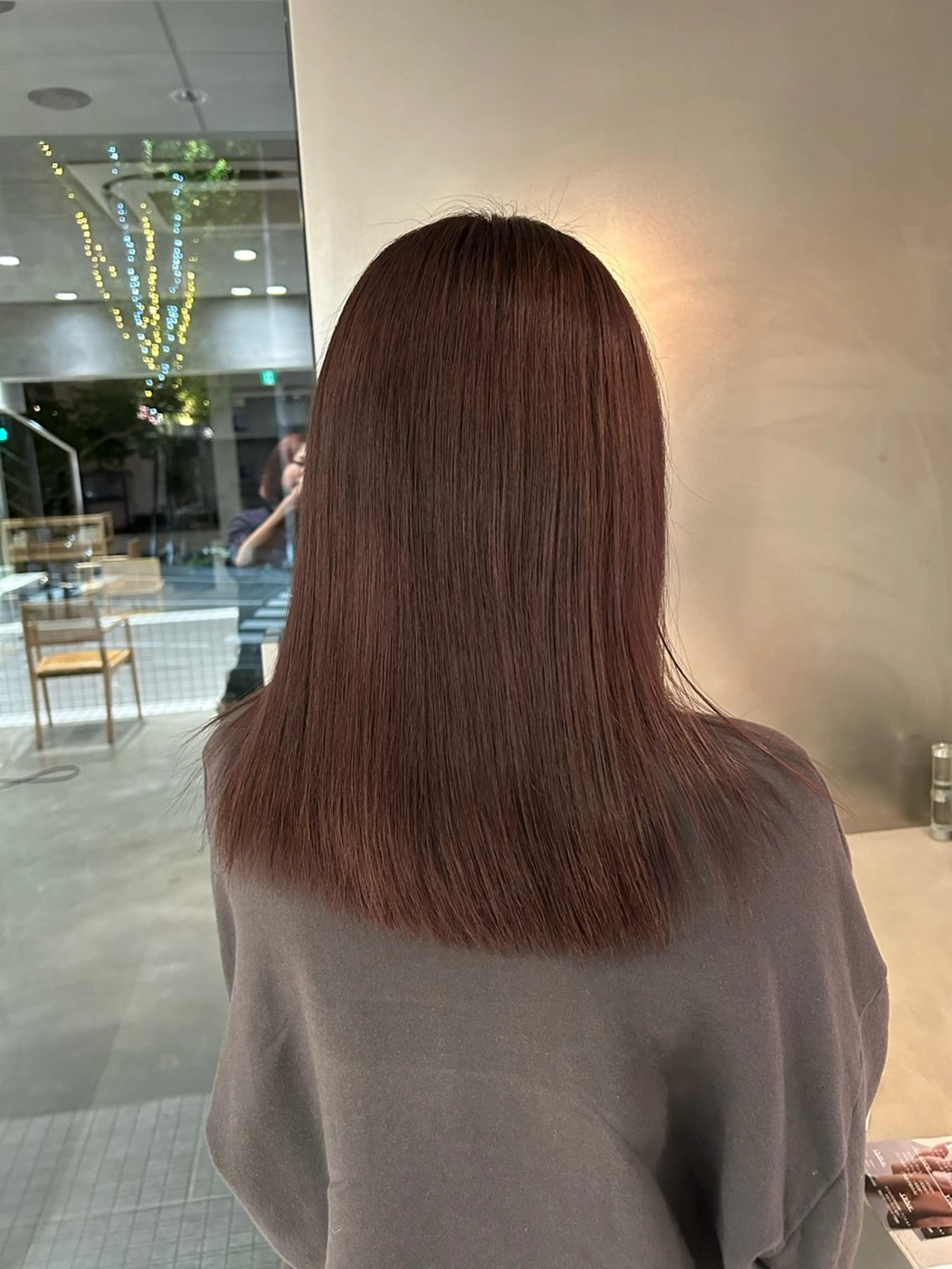 セミロング カラー ・ nanokaのヘアスタイル