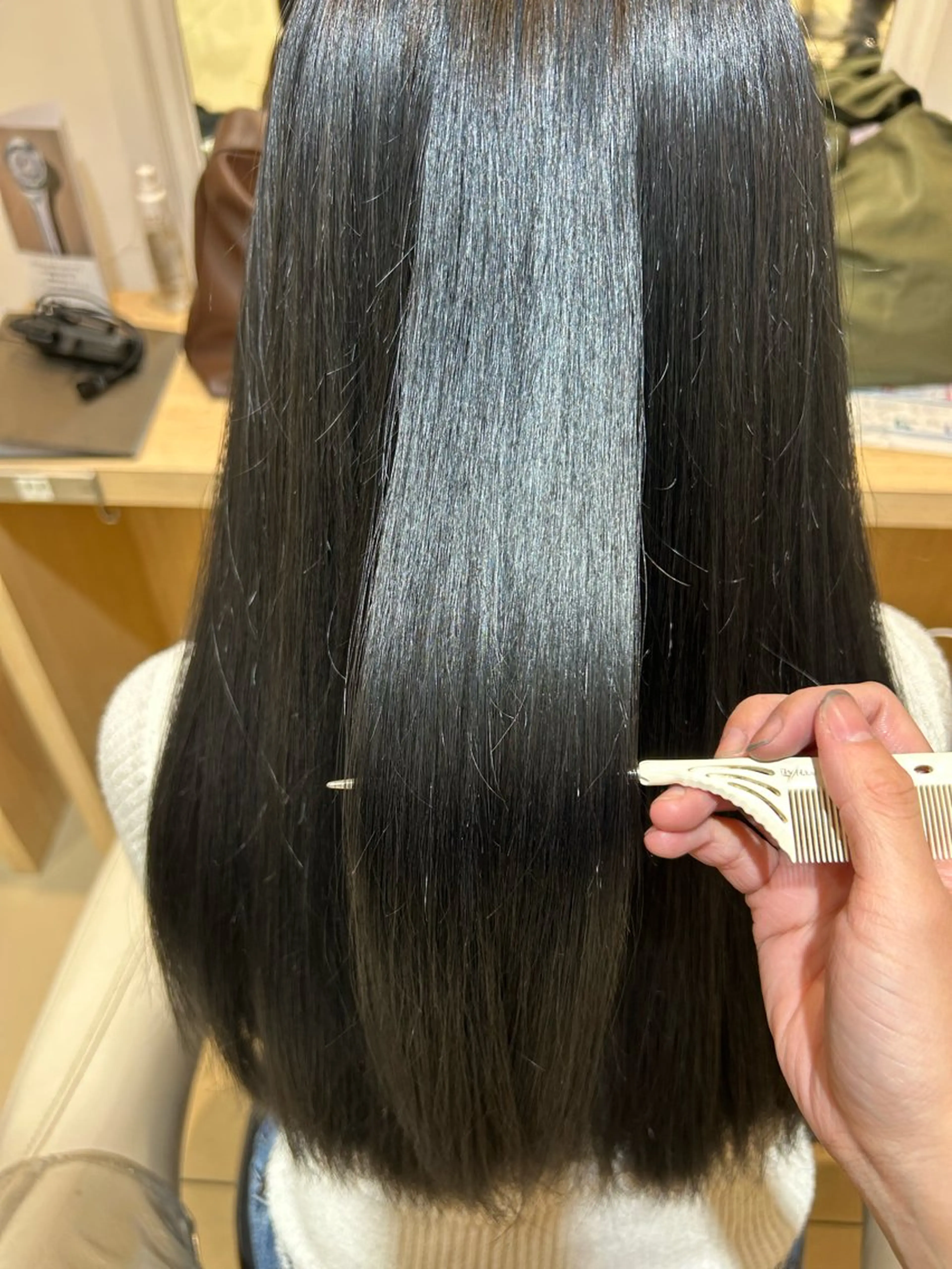 【自然な艶髪✨️】縮毛矯正🪄︎︎◝✩の写真