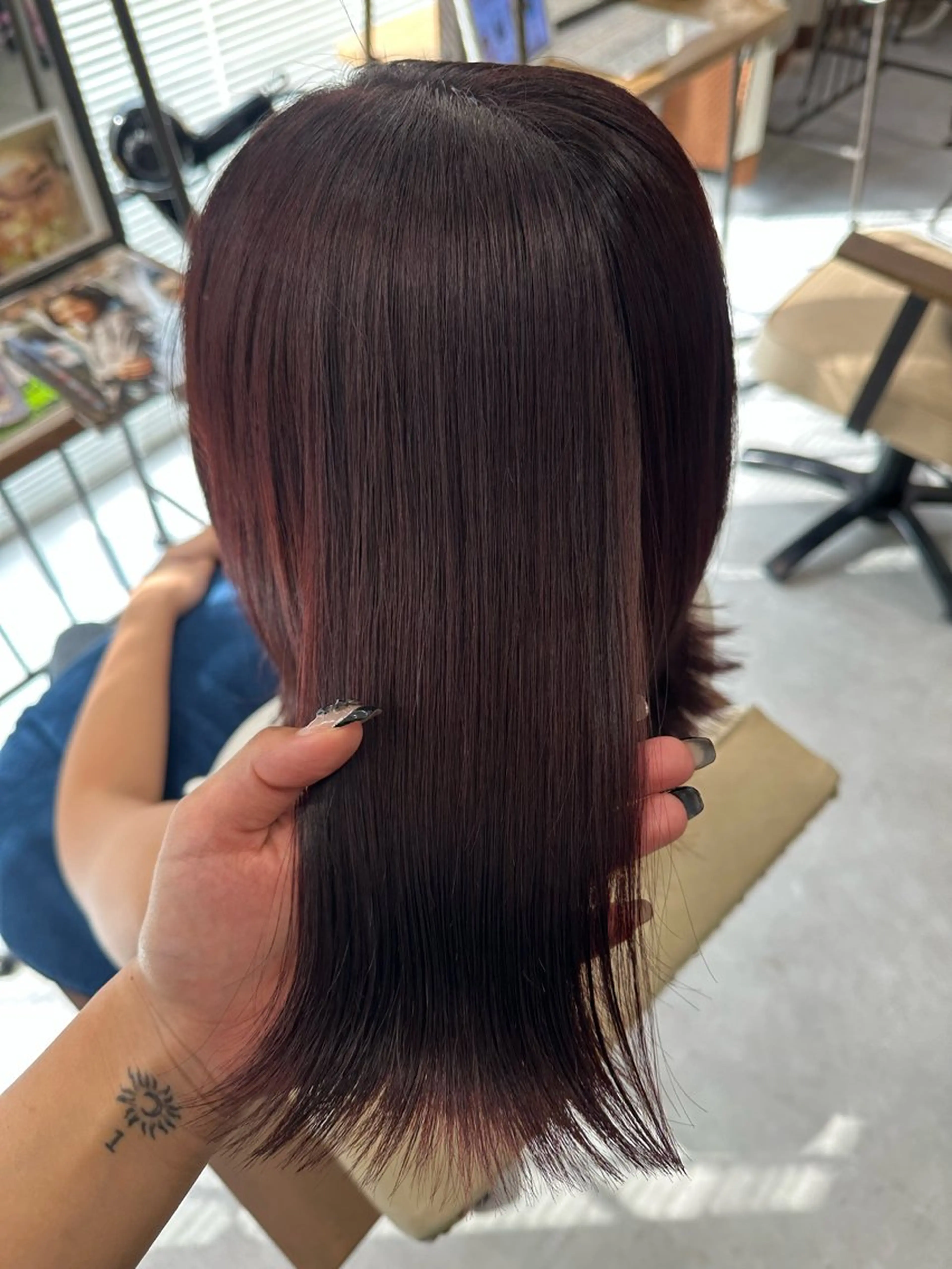 ミディアム カラー カット ヘアカラー トリートメント ICHIKA/暖色 カラー / Wカラーのヘアスタイル