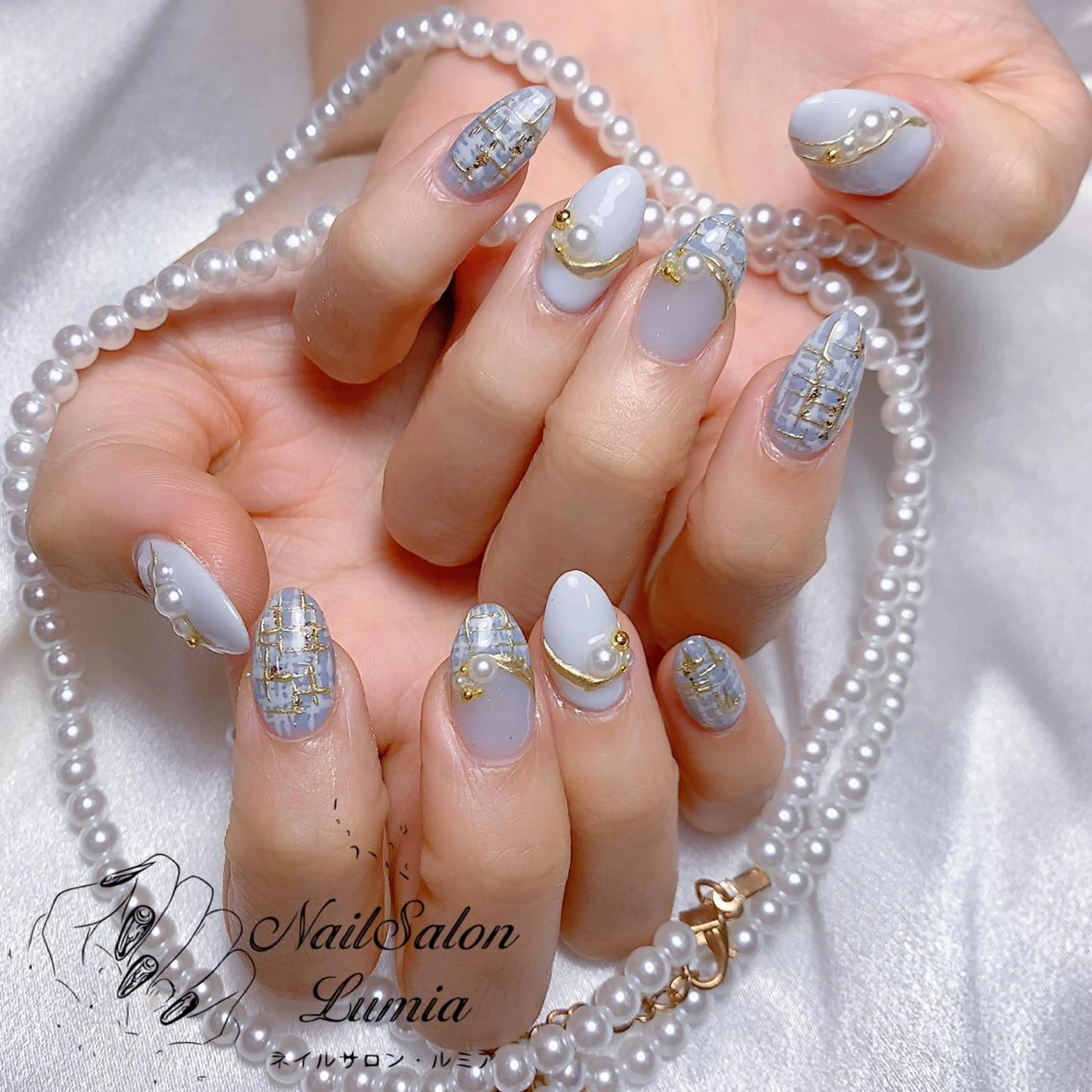 ネイル ハンドネイル ネイルサロン ルミア Lumia 店長のネイルデザイン