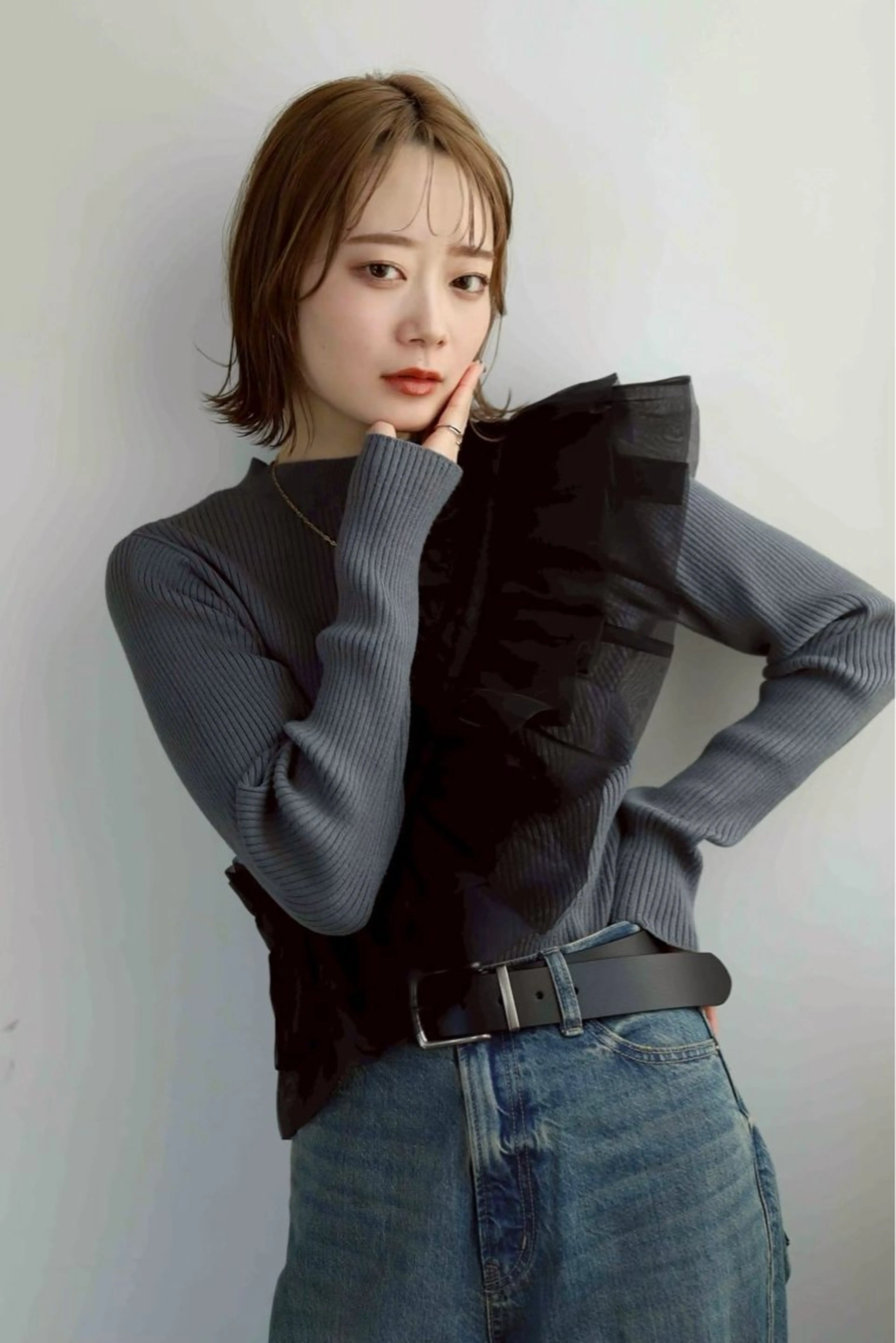 ショート 尾崎 優花のヘアスタイル