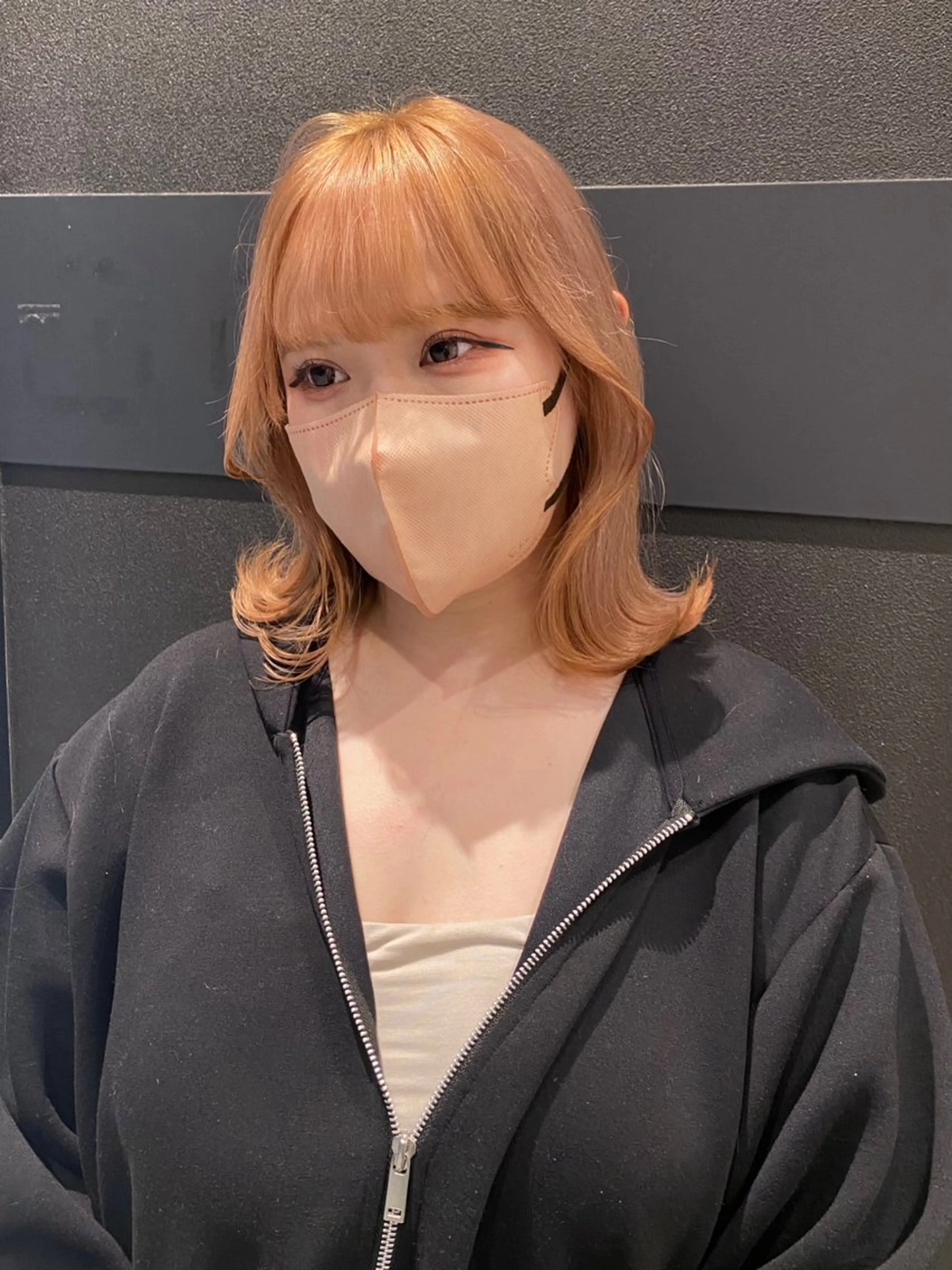 ミディアム カラー カット ヘアカラー トリートメント mai / linoah˚✧のヘアスタイル