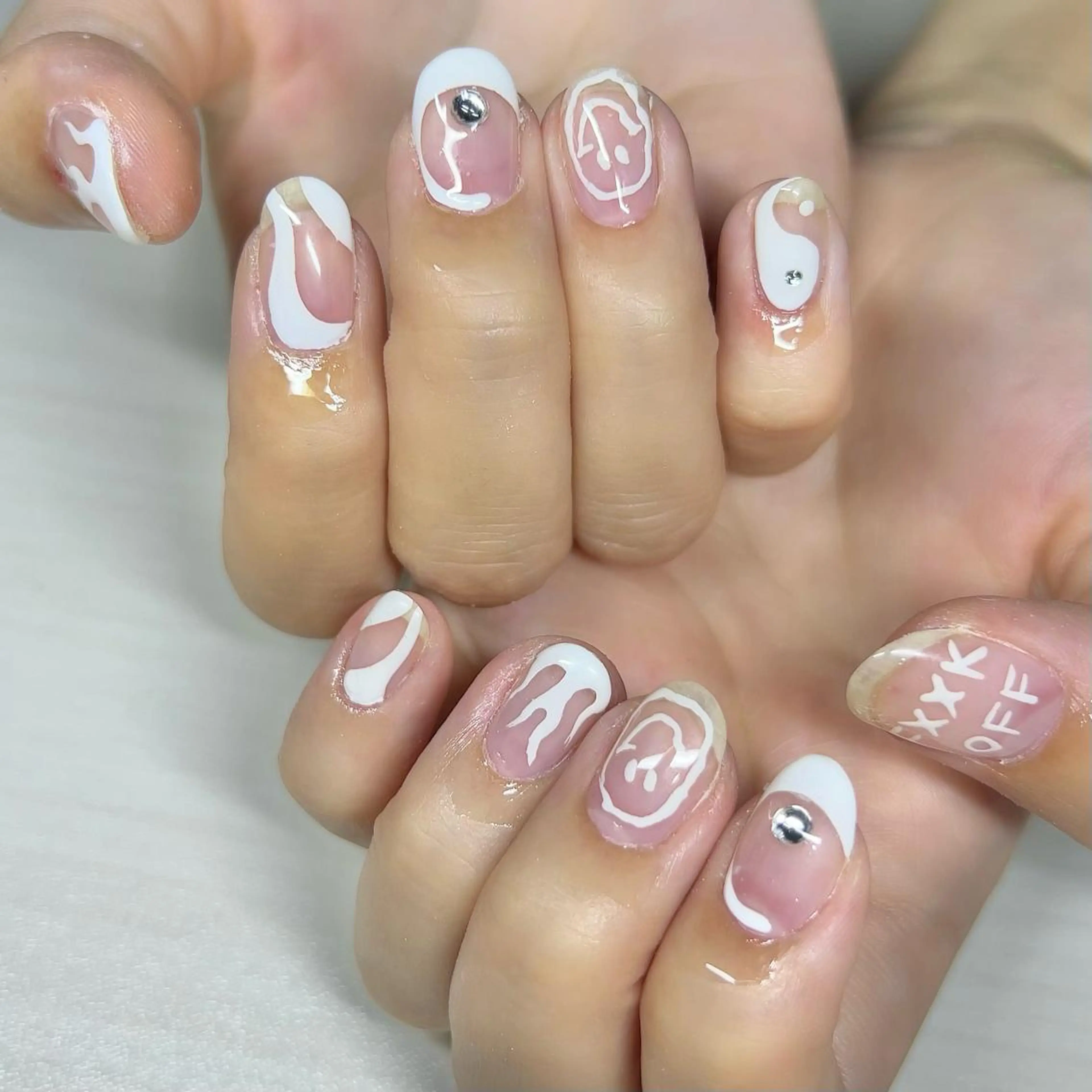 ネイル アートネイル クリアネイル ハンドネイル 【Yappy🌈】 💖P-tanaのネイルデザイン