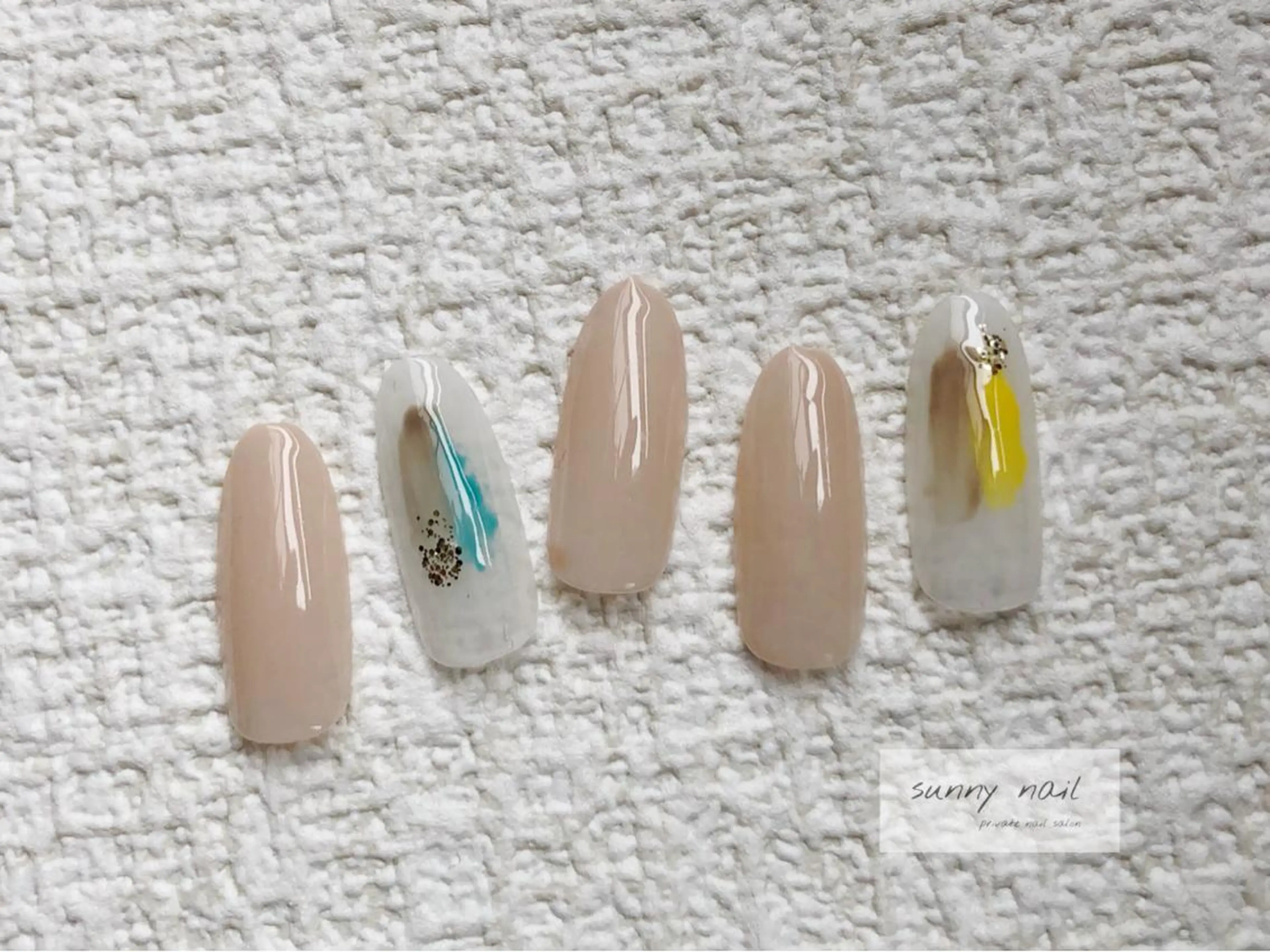 ネイル カジュアル ジェルネイル ニュアンスネイル パラジェル シンプルネイル sunny nailのネイルデザイン