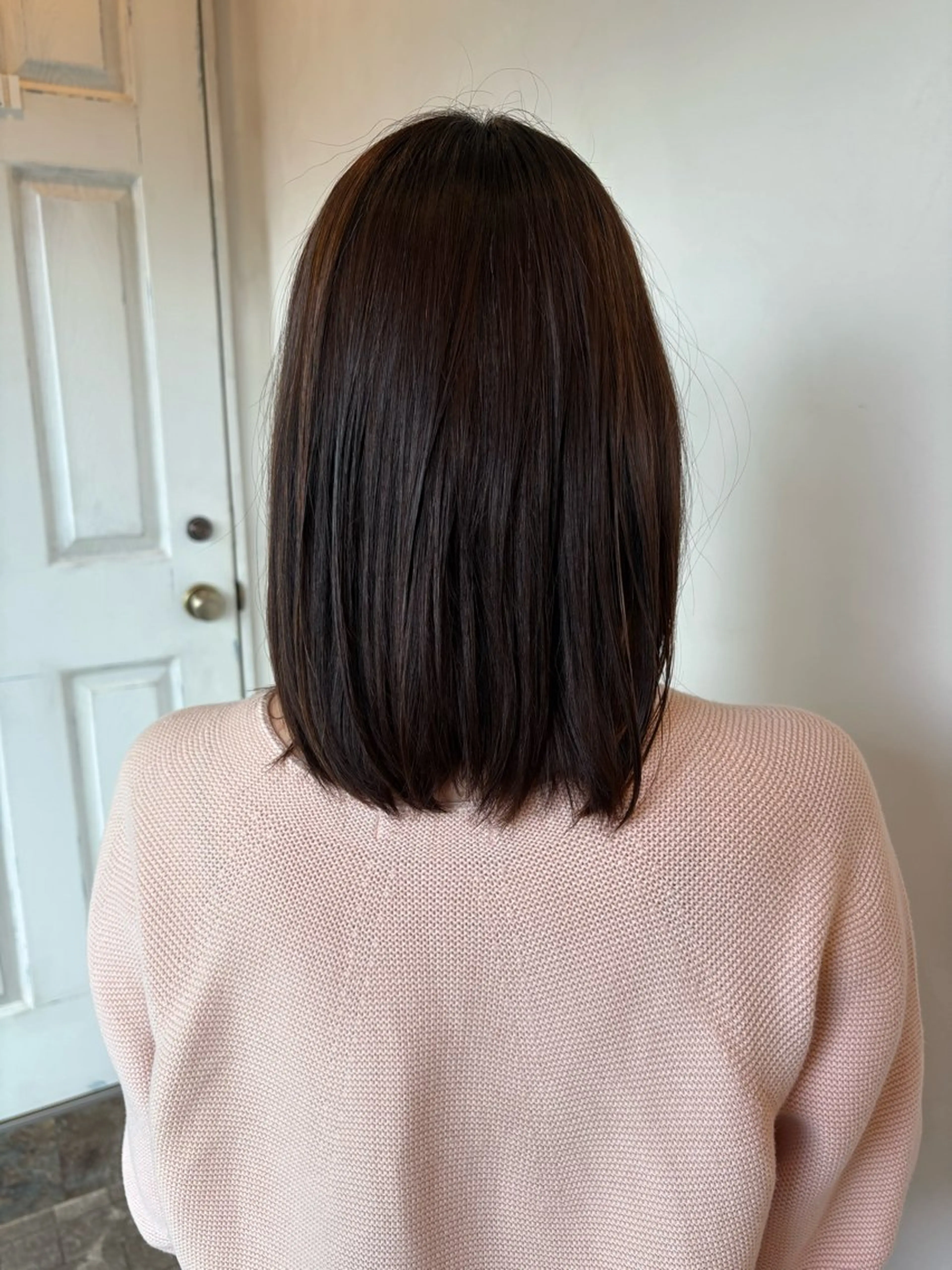 ミディアム 縮毛矯正 大坪 拓哉のヘアスタイル