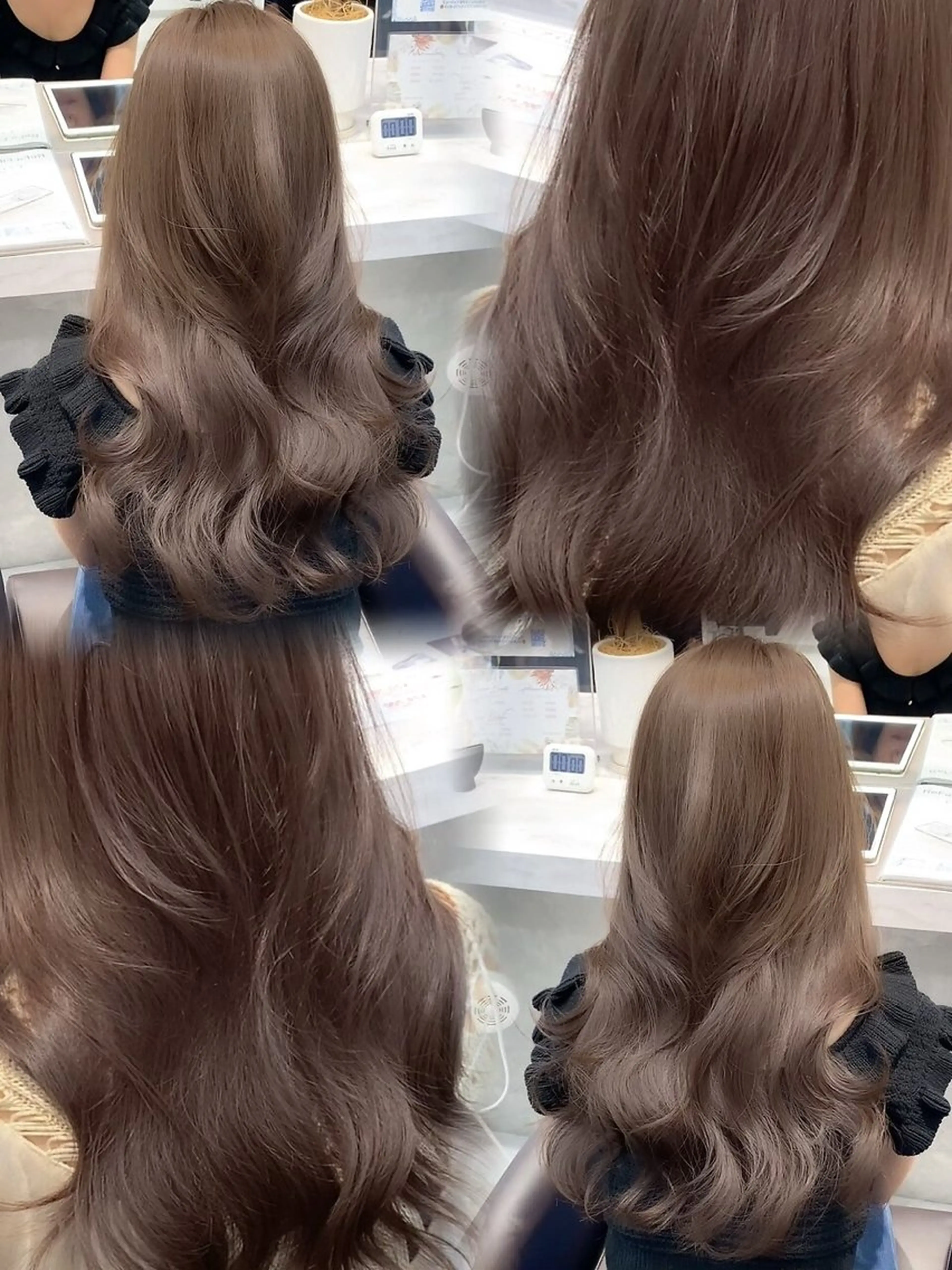 【人気No.2】　艶カラー＋オージュアトリートメント💎¥19800→¥6600 ⚠︎平日の場合20時​〜​の写真