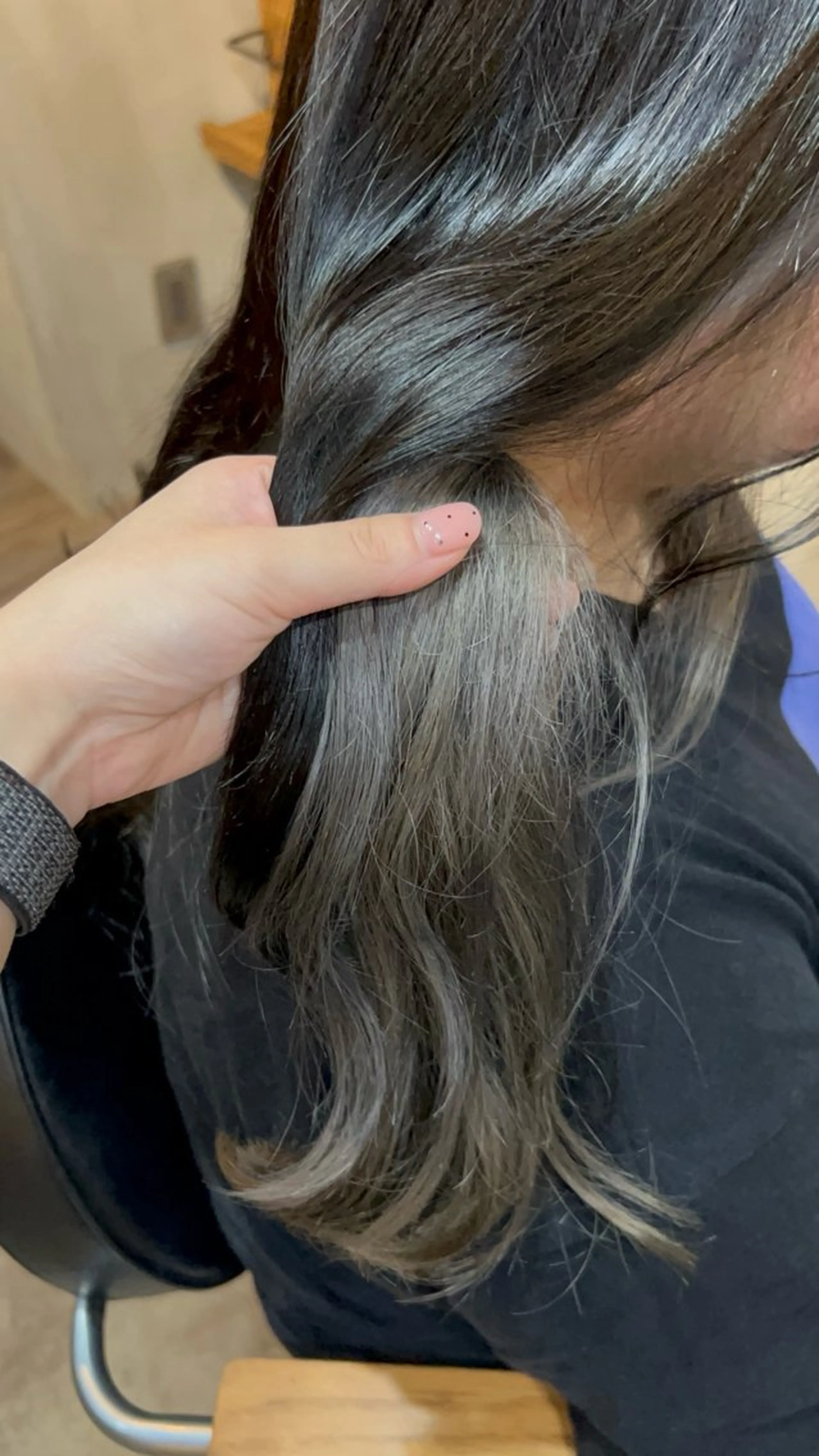 ロング かじももな｜女性限定 パーマモデル募集！のヘアスタイル